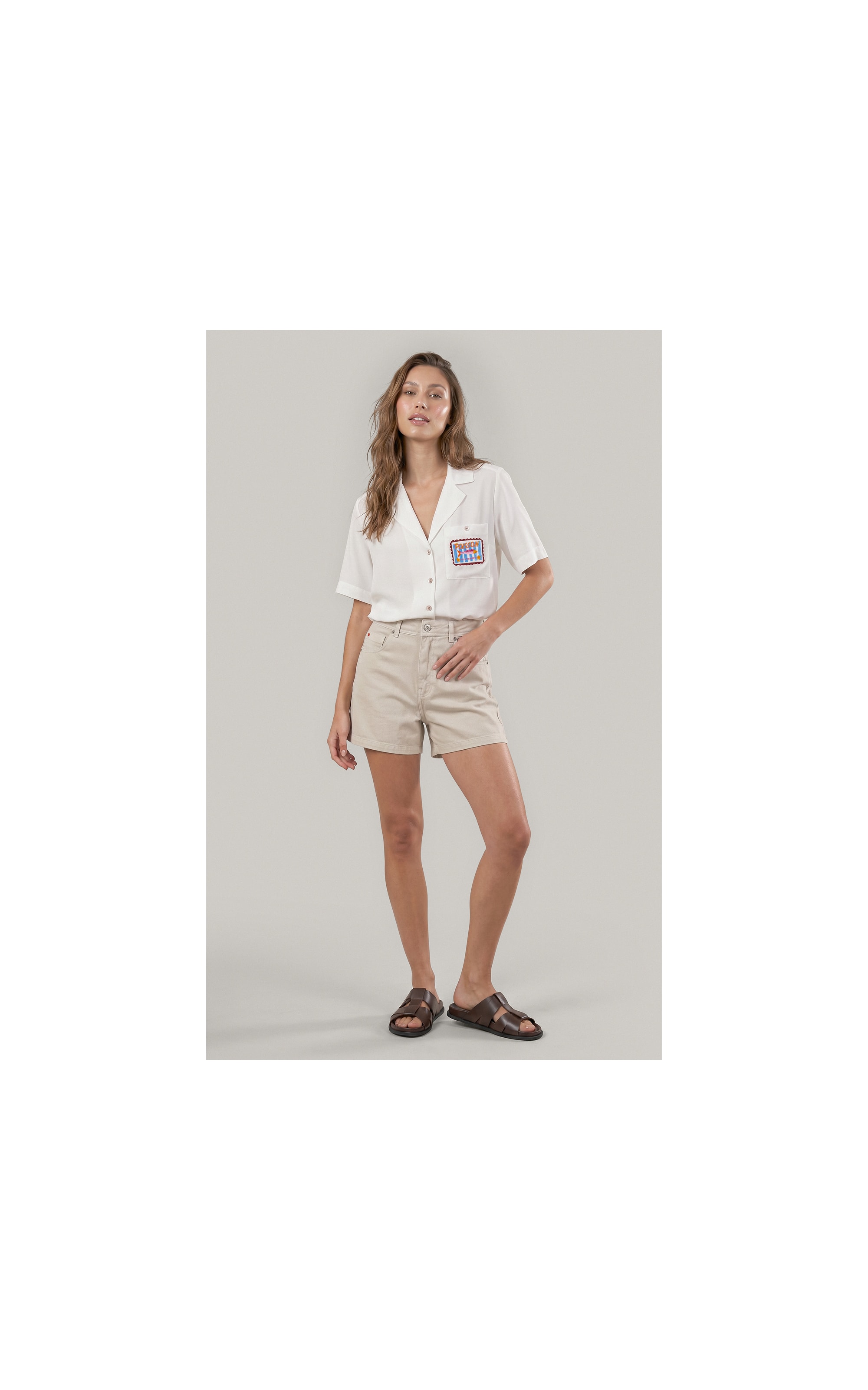 Camisa Robin Linho Blend Branco