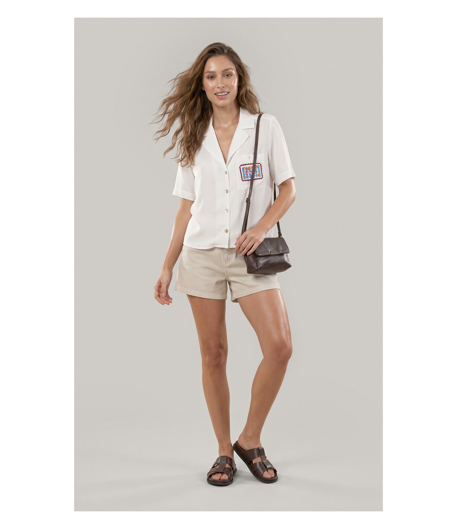 Camisa Robin Linho Blend Branco