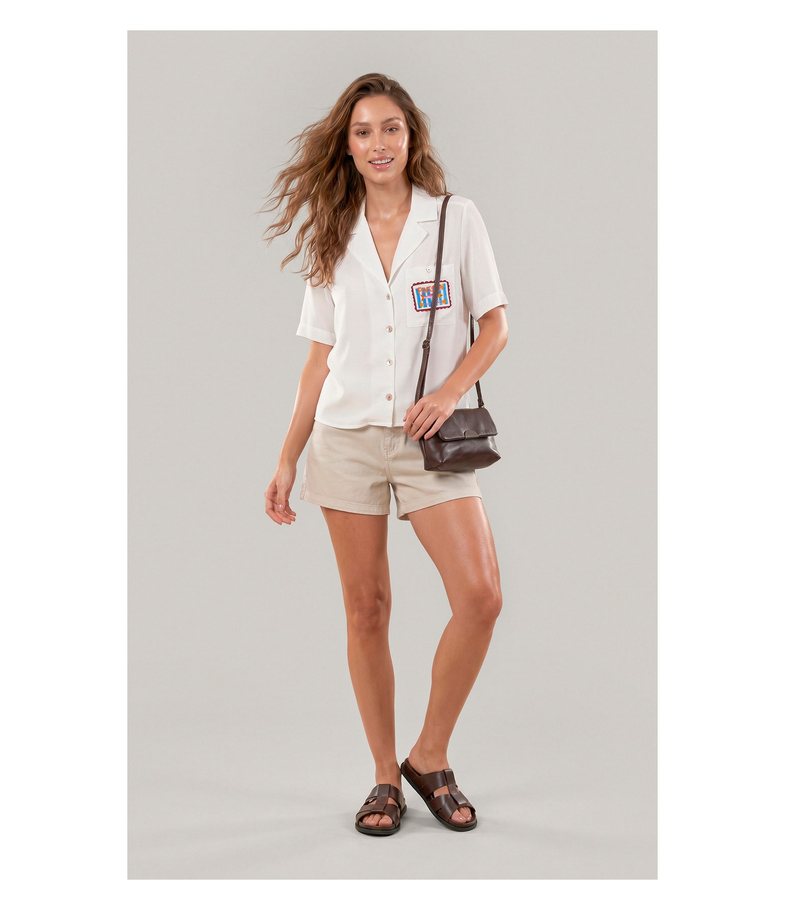 Camisa Robin Linho Blend Branco