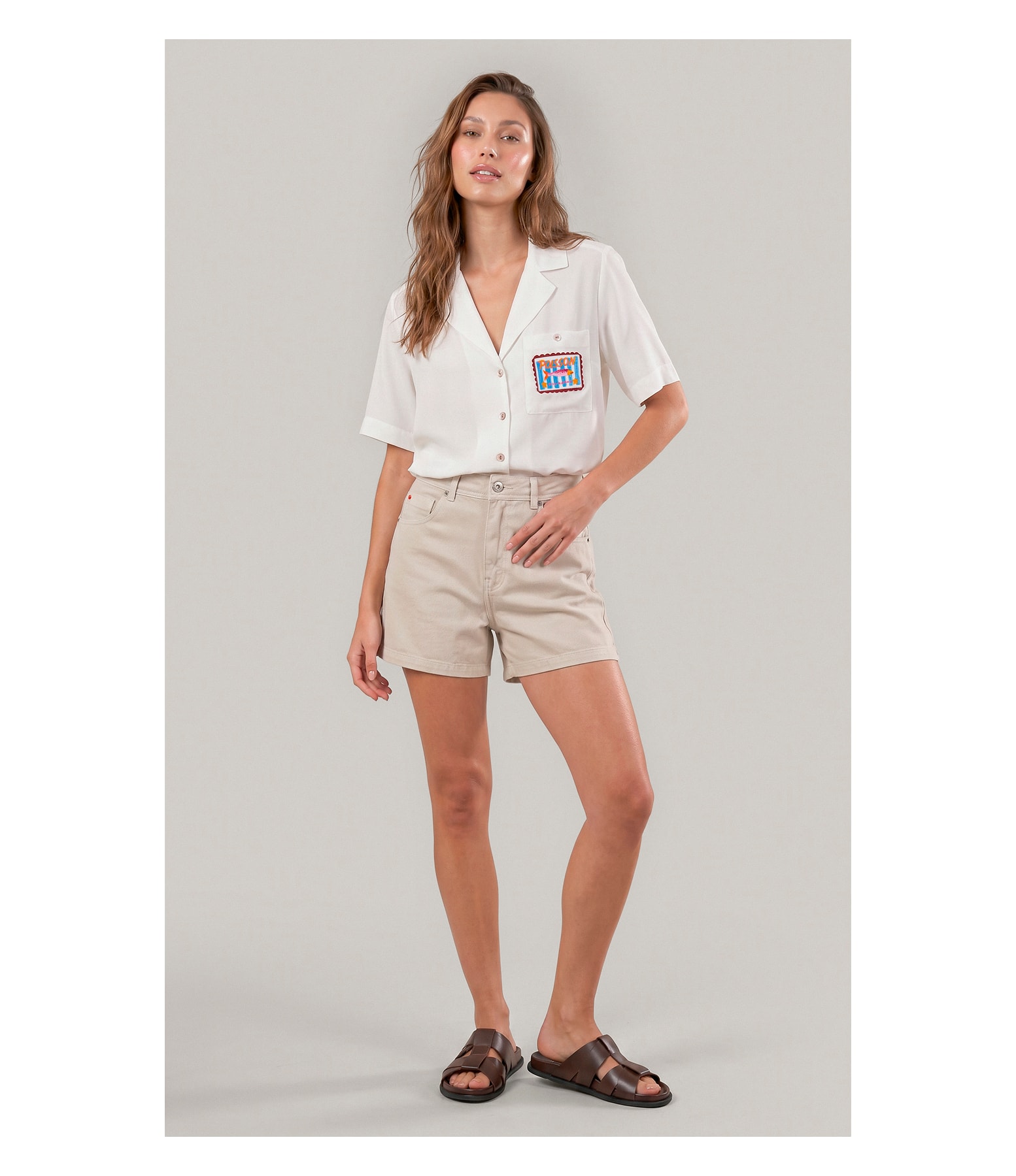Camisa Robin Linho Blend Branco