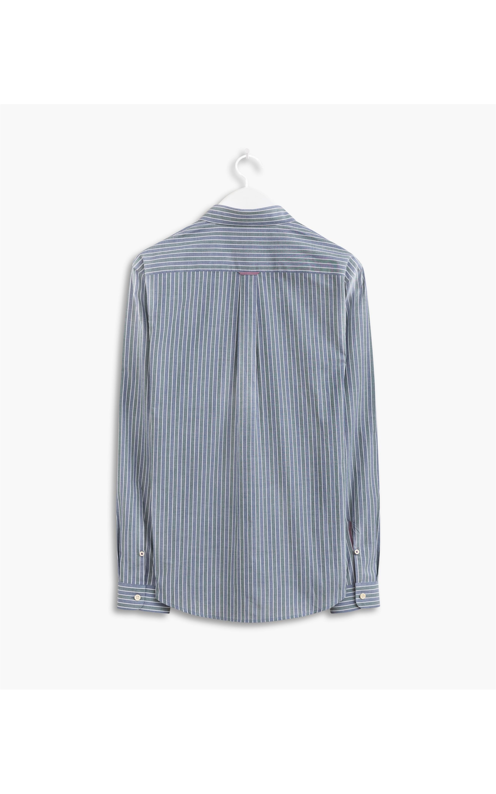 Camisa Roma Voile Ml Verde Escuro