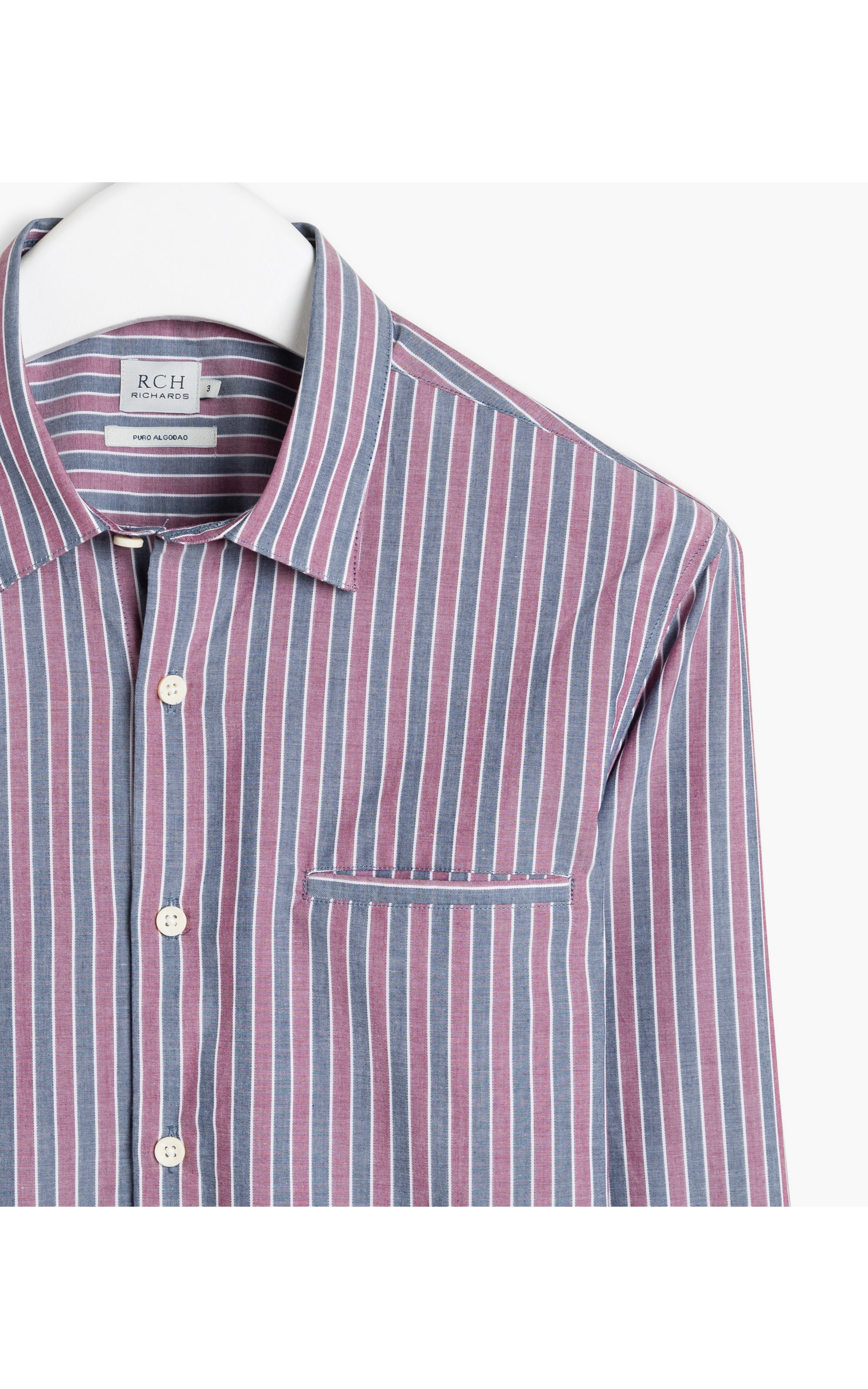 Camisa Roma Voile Ml Vinho