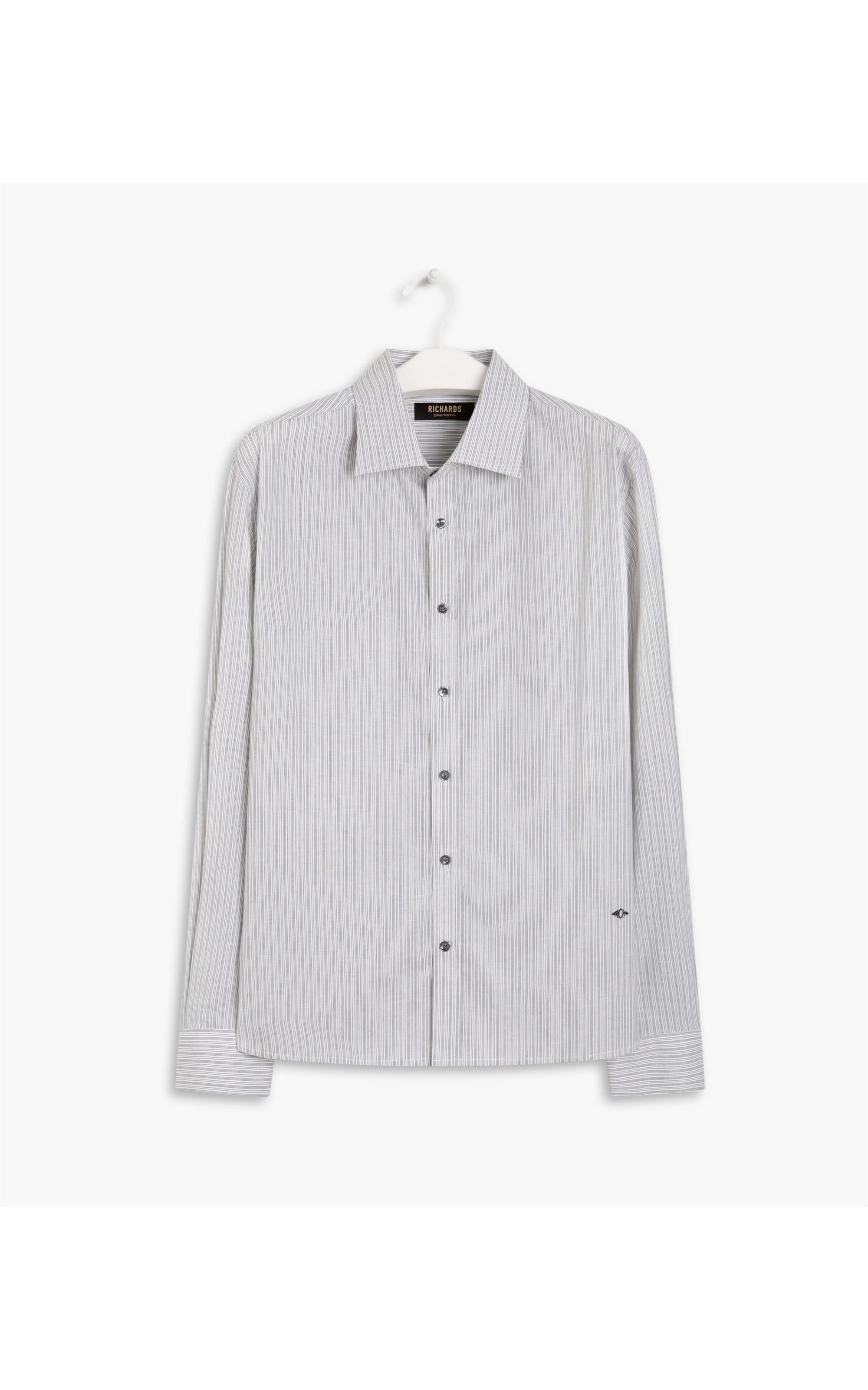 Camisa Romeu Listrada Ml Preto