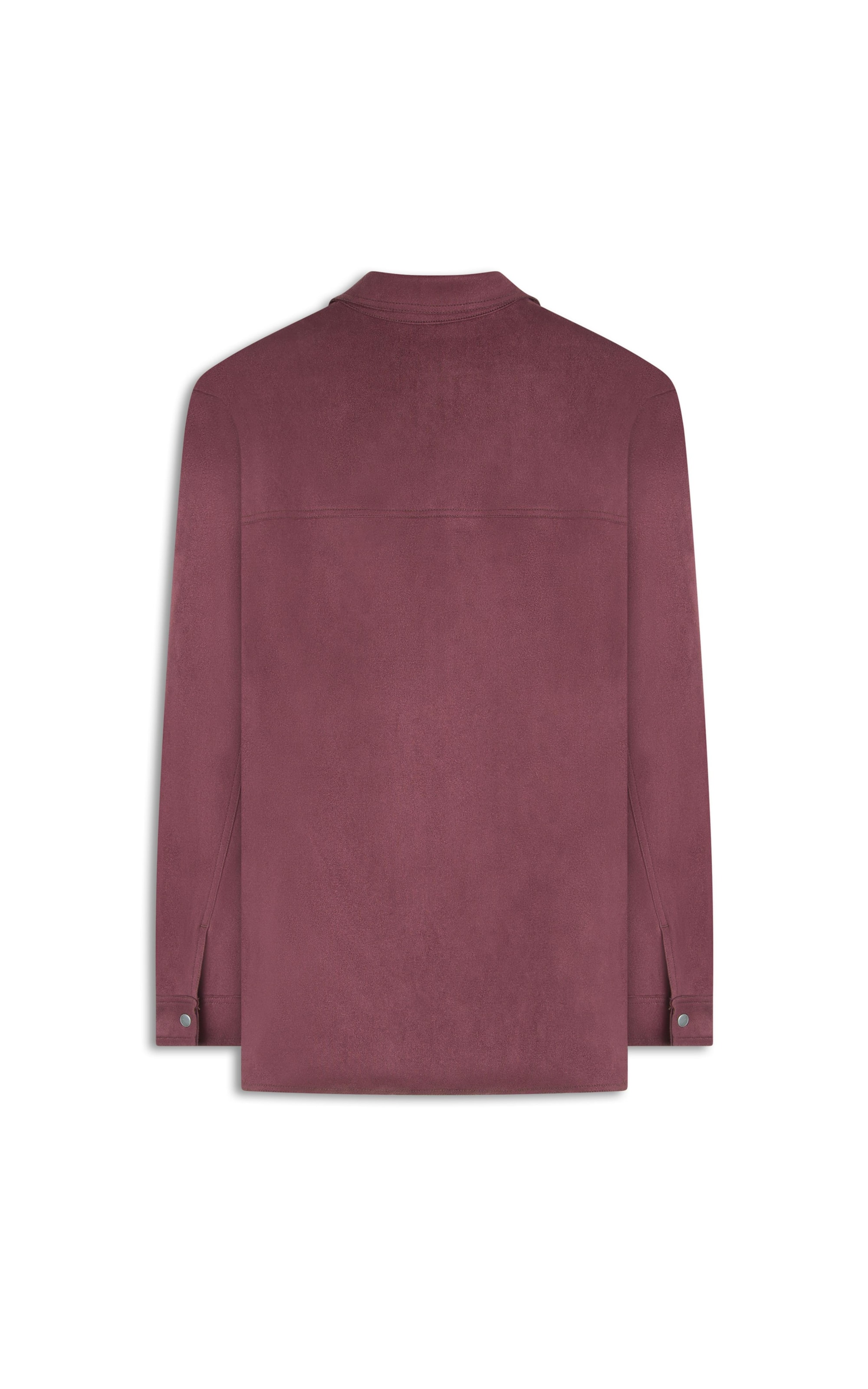 Camisa Saigon Suede Dark Wine