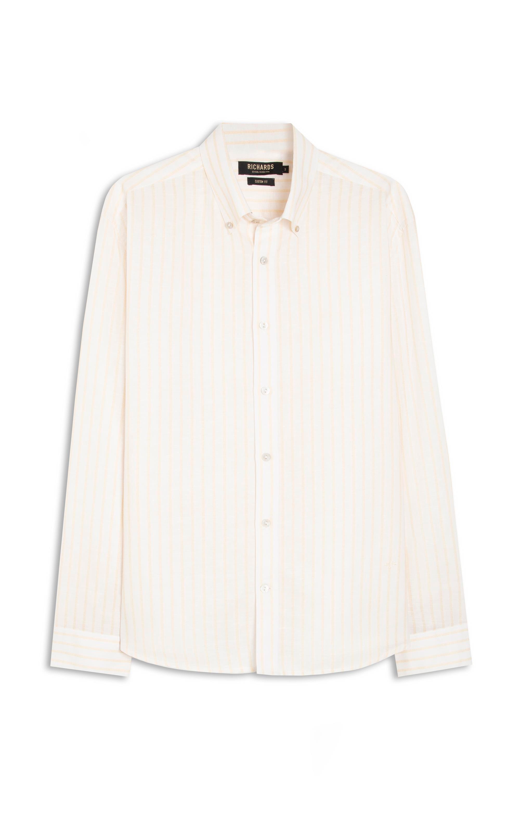 Camisa Saint Paul Linho Amarelo Claro