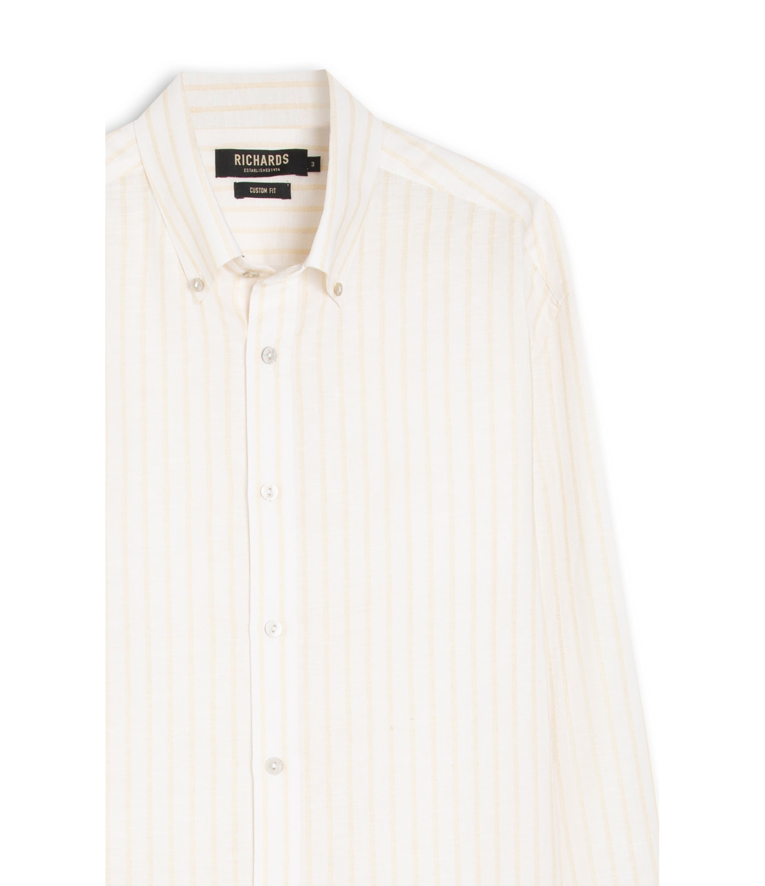 Camisa Saint Paul Linho Amarelo Claro