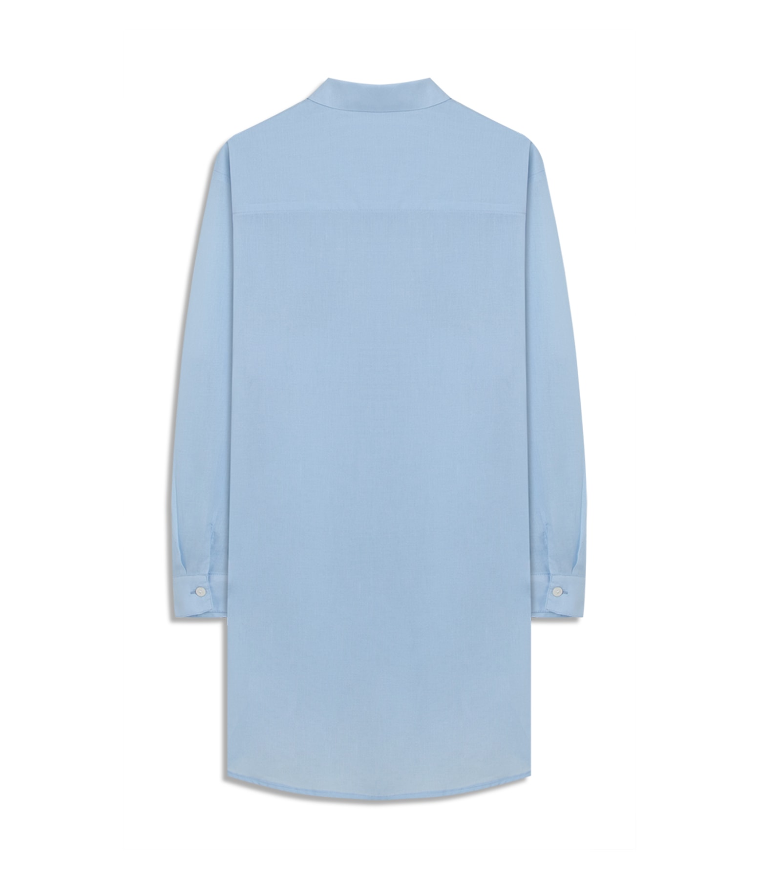 Camisa Sara Voil de Algodao Azul Claro