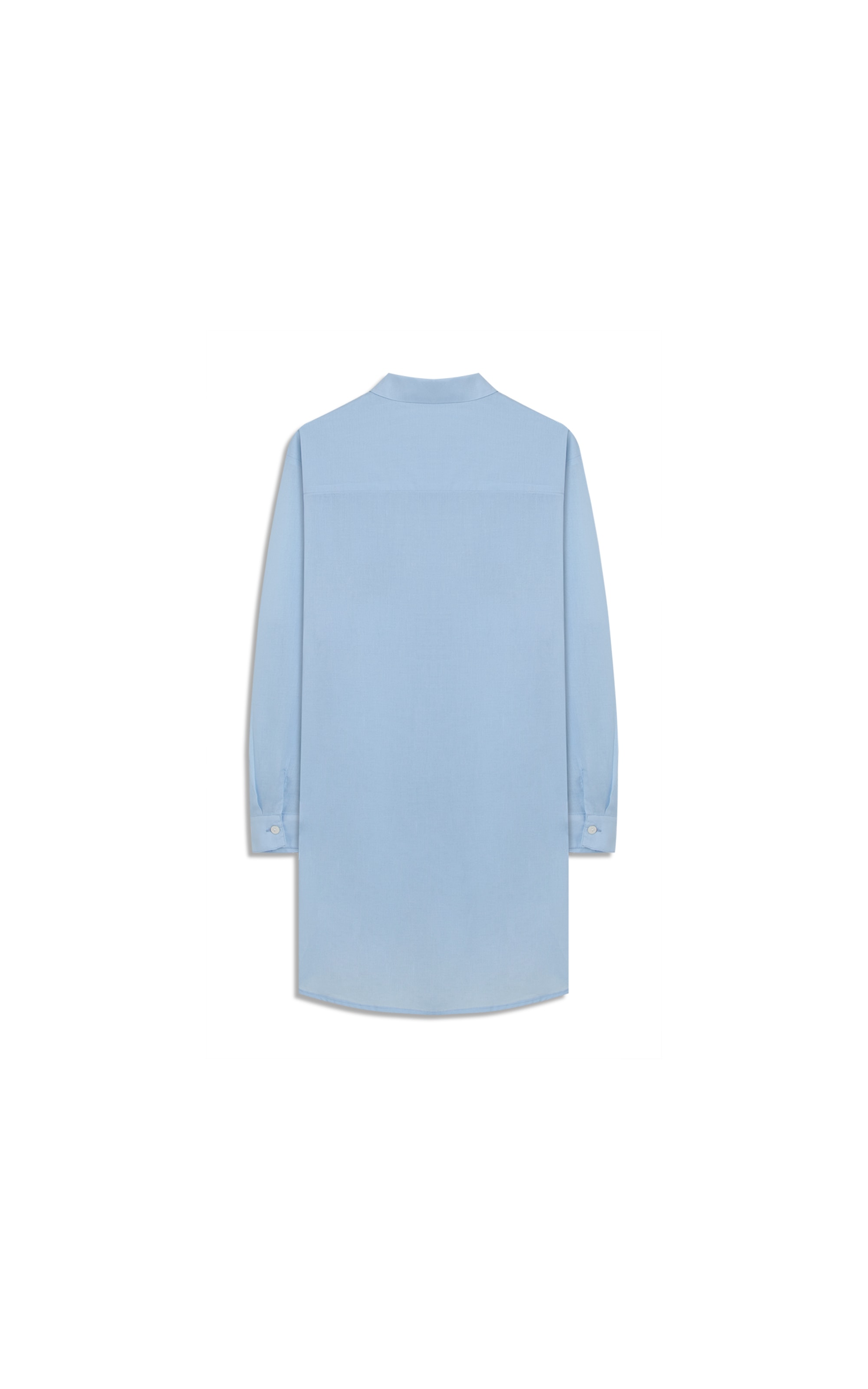 Camisa Sara Voil de Algodao Azul Claro