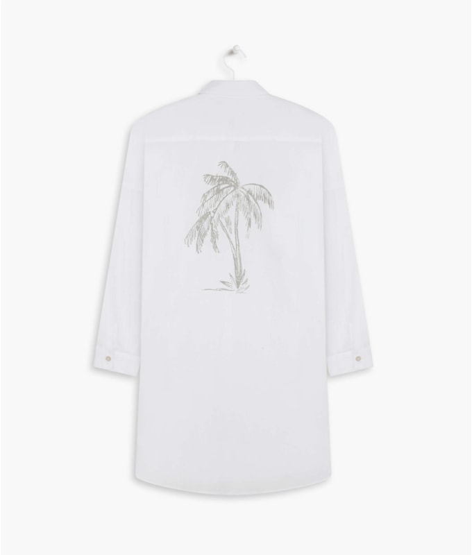 Camisa Sara Voil de Algodão Branco