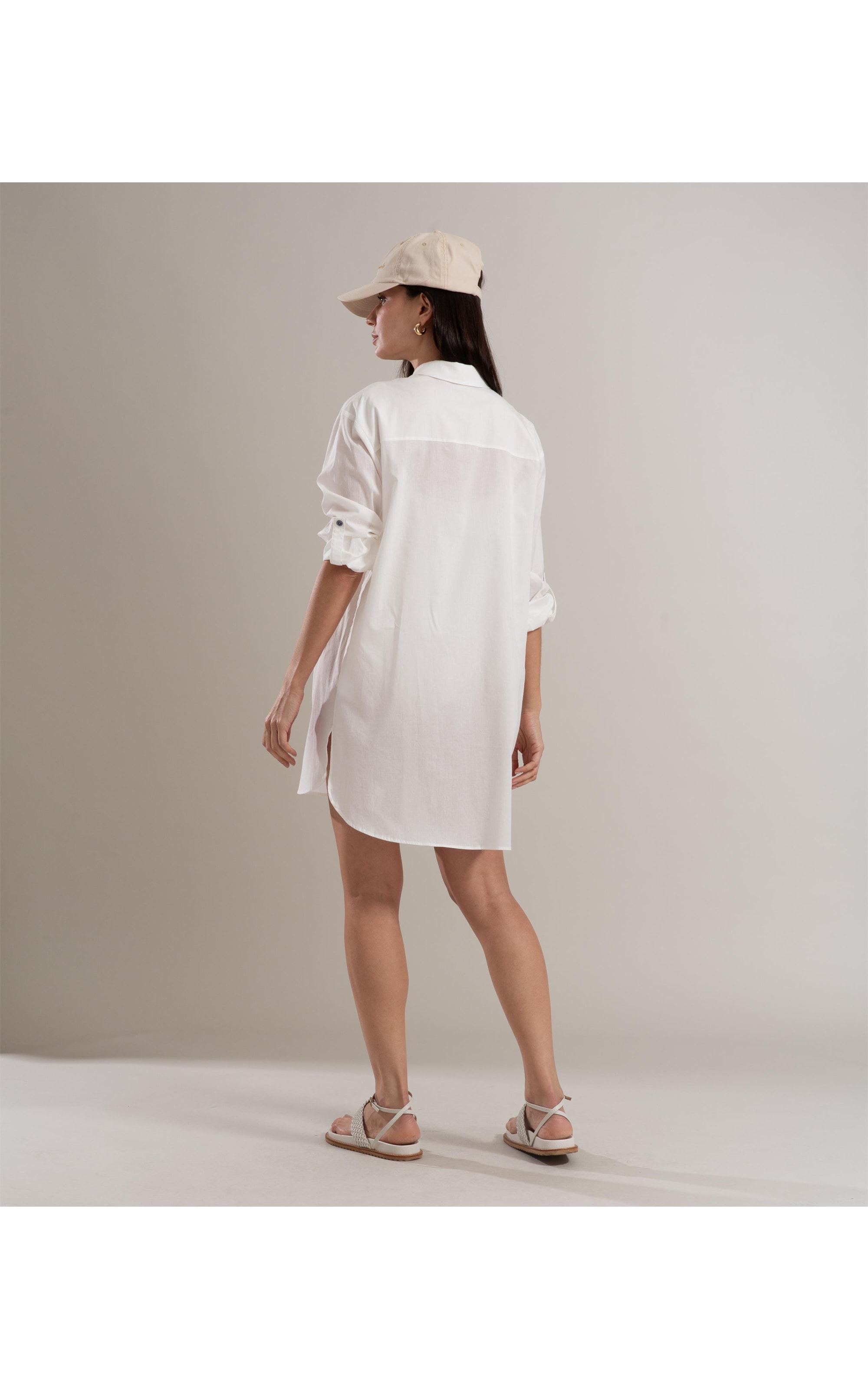 Camisa Sara Voil de Algodao Branco