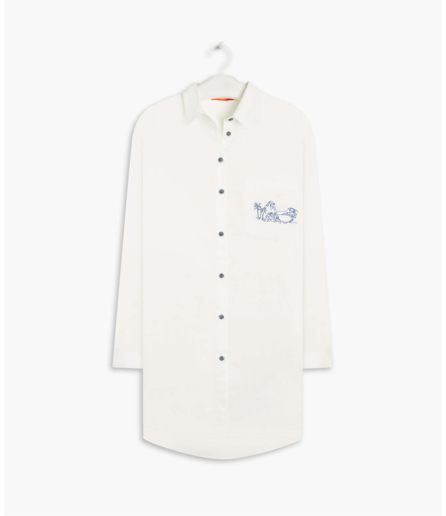 Camisa Sara Voil de Algodao Branco