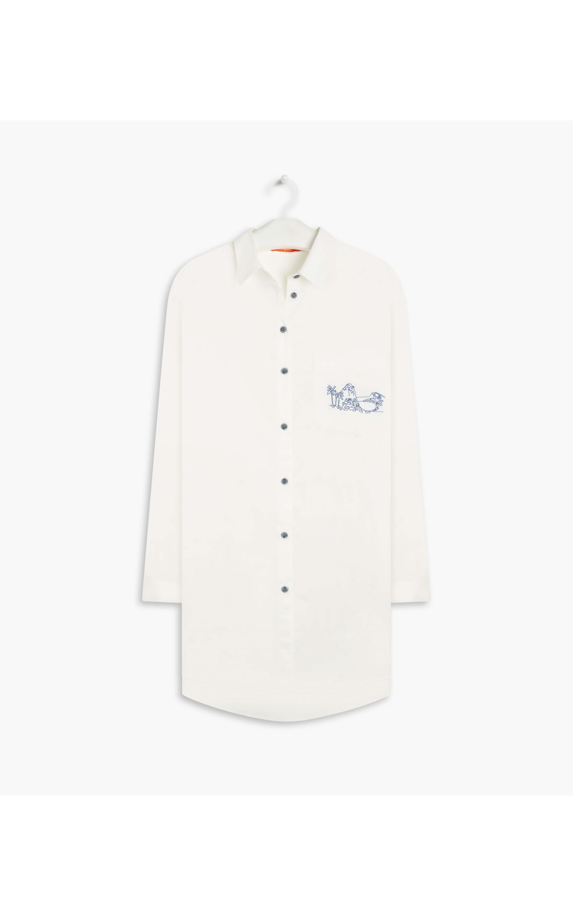 Camisa Sara Voil de Algodao Branco