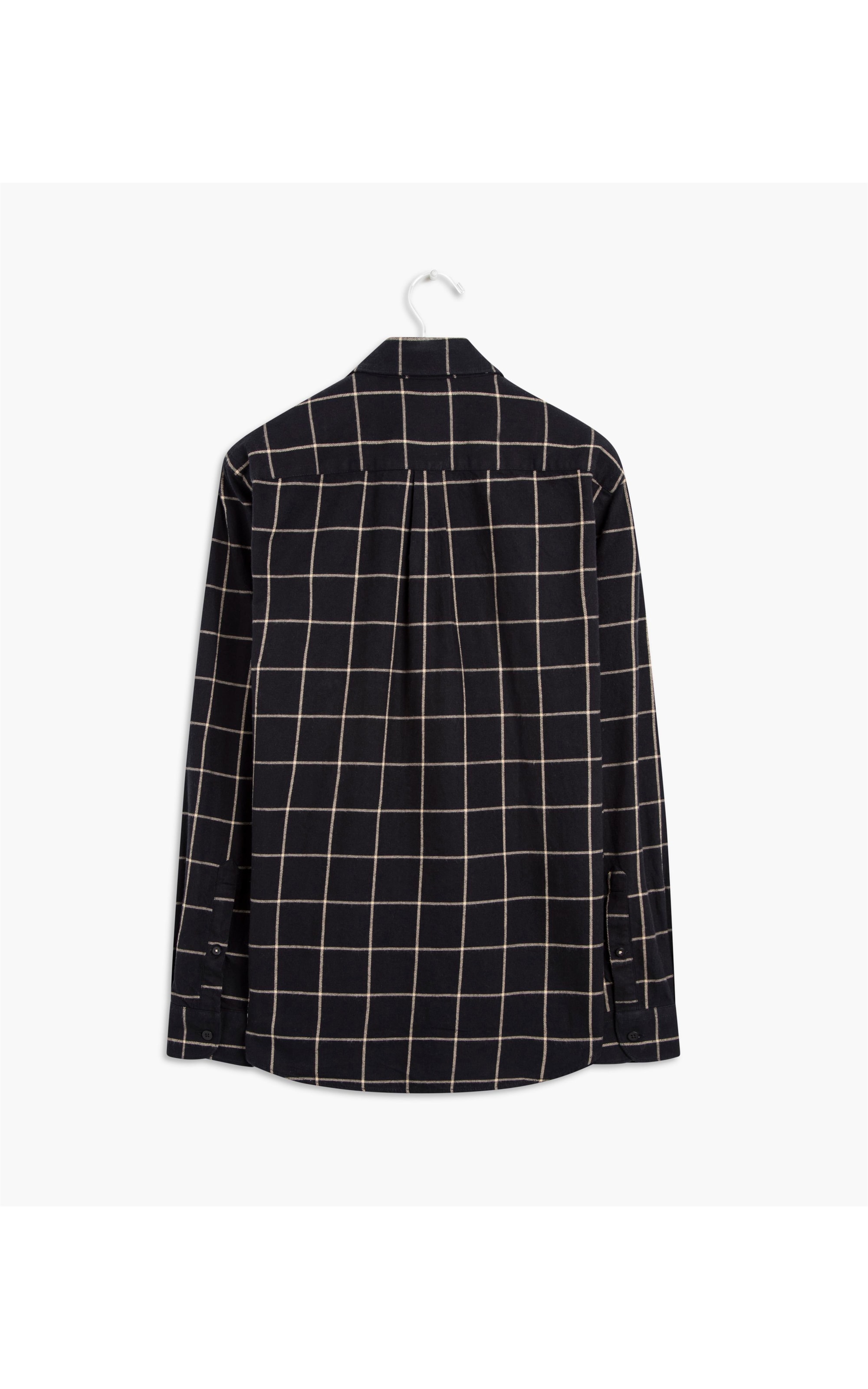 Camisa Saraiva Xadrez Ml Chumbo Mescla