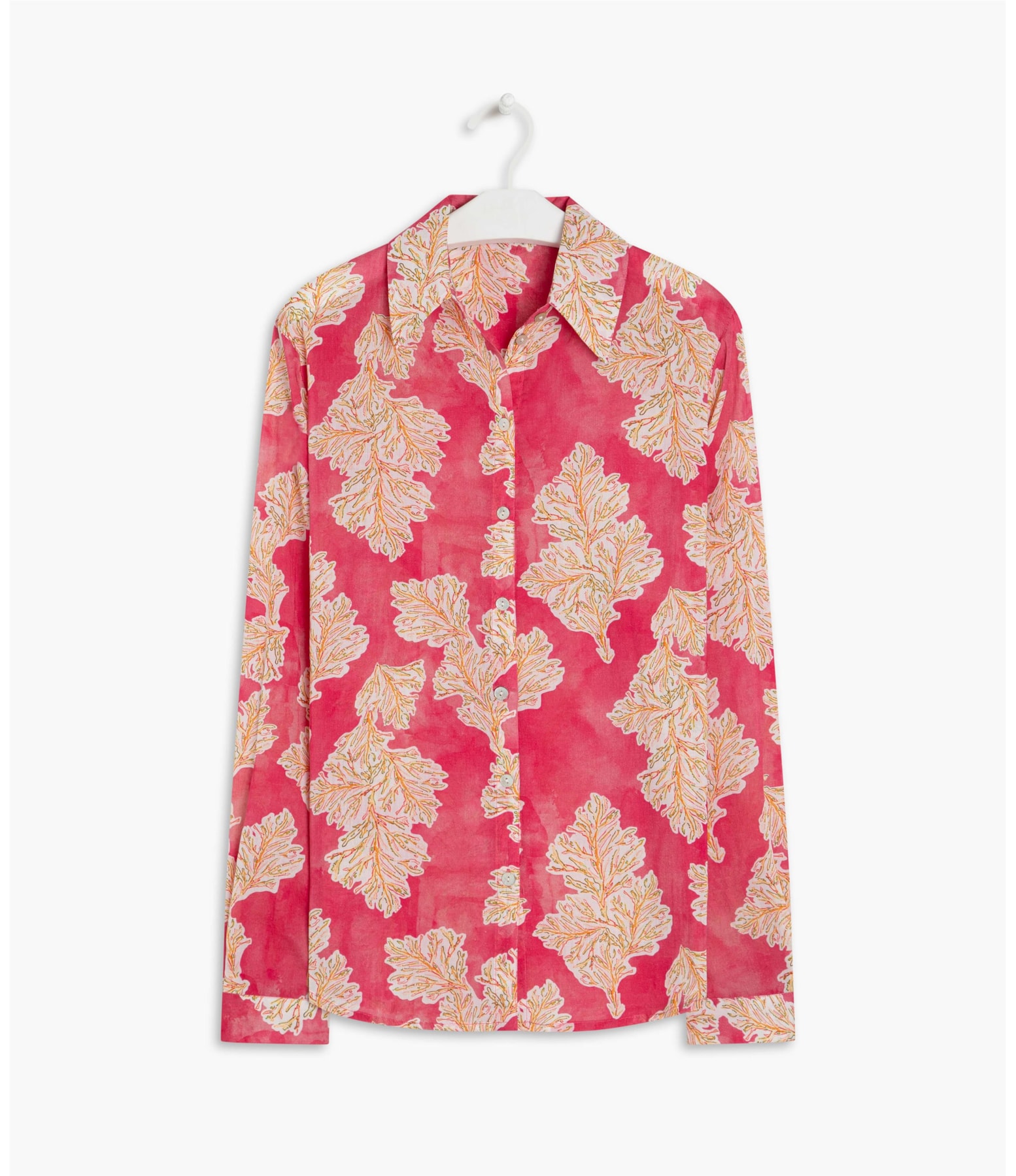 Camisa Sardenha Algas Algodão Pink