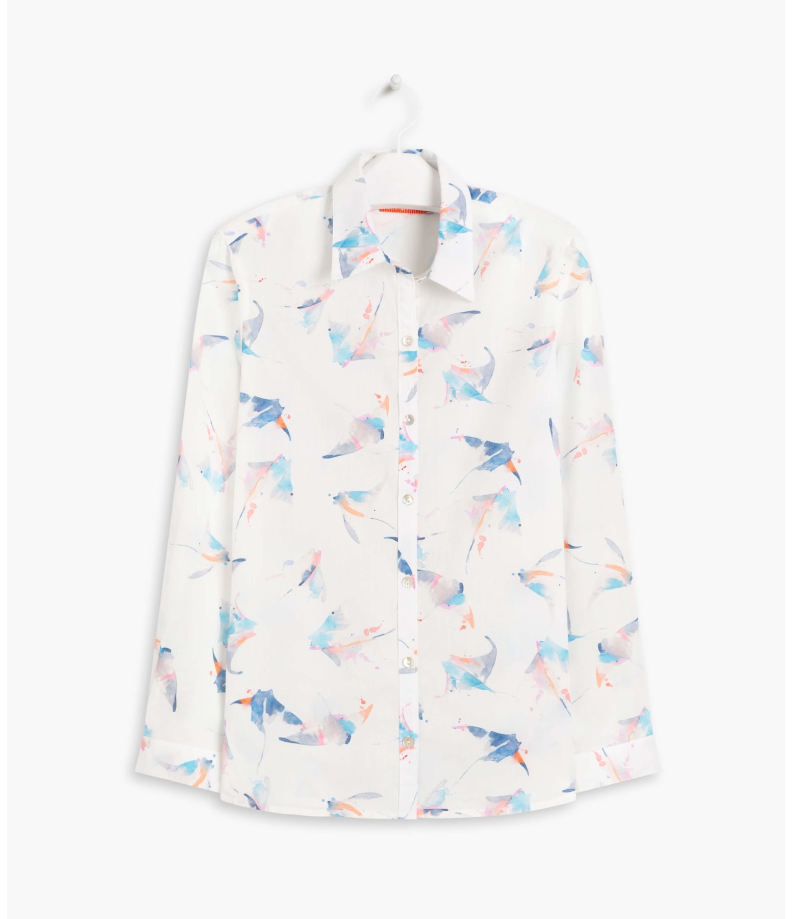 Camisa Sardenha Arraia Voil de Algodão Dark Navy