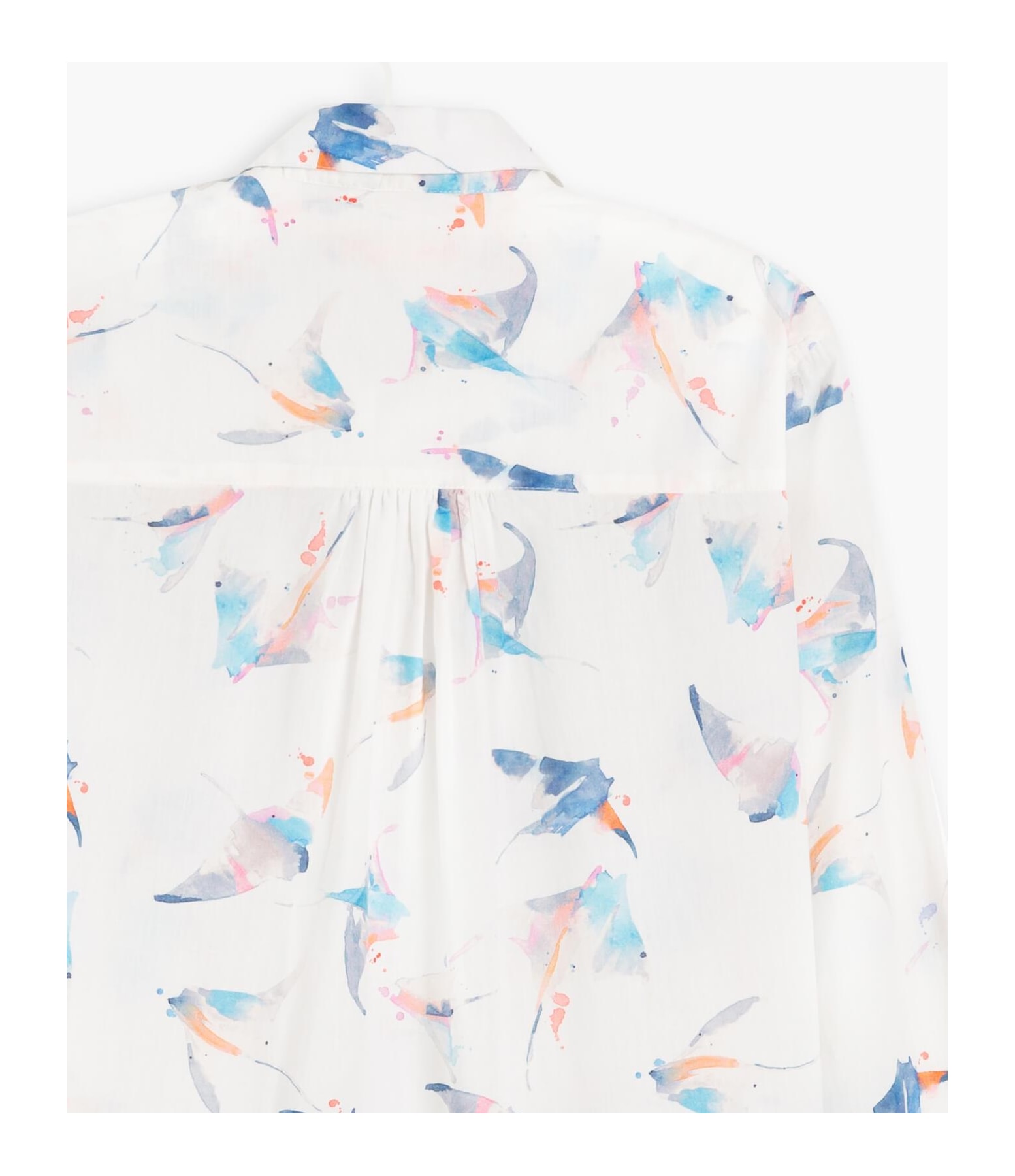 Camisa Sardenha Arraia Voil de Algodão Dark Navy