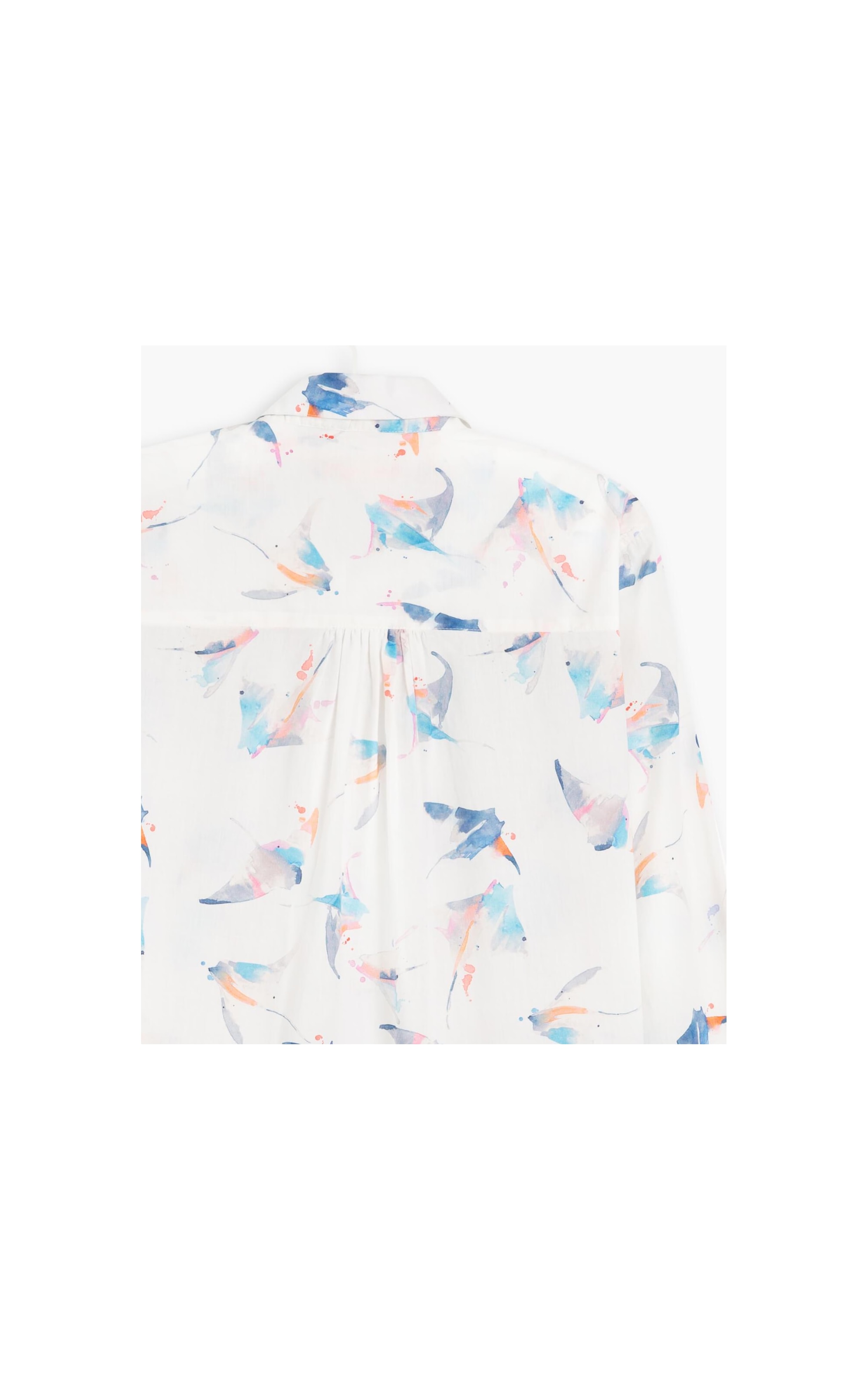 Camisa Sardenha Arraia Voil de Algodão Dark Navy