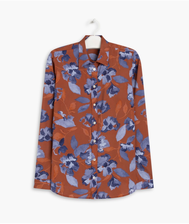 Camisa Sardenha Bach Viscose Goiaba