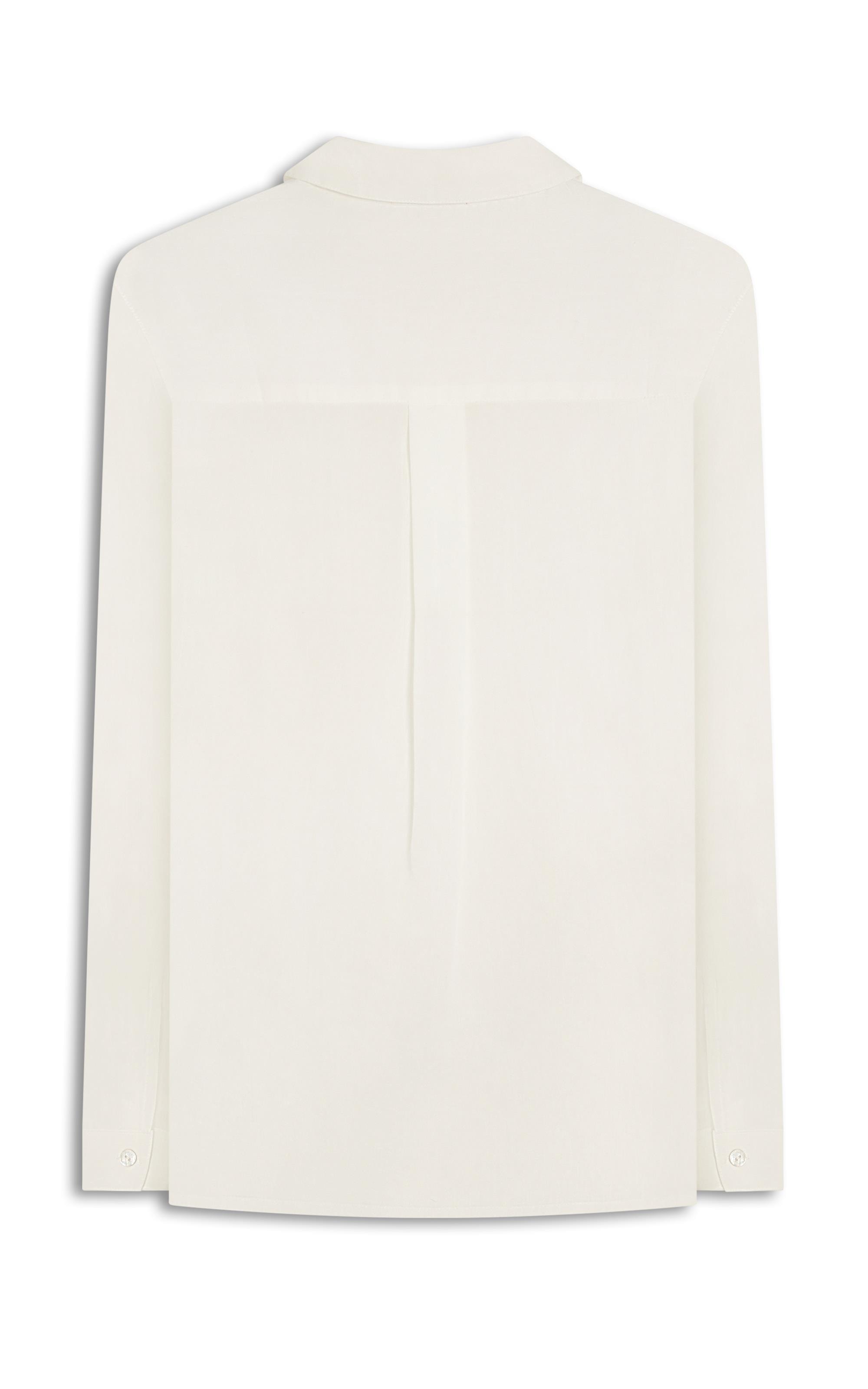Camisa Sardenha Bolso Barco Bordado Off White