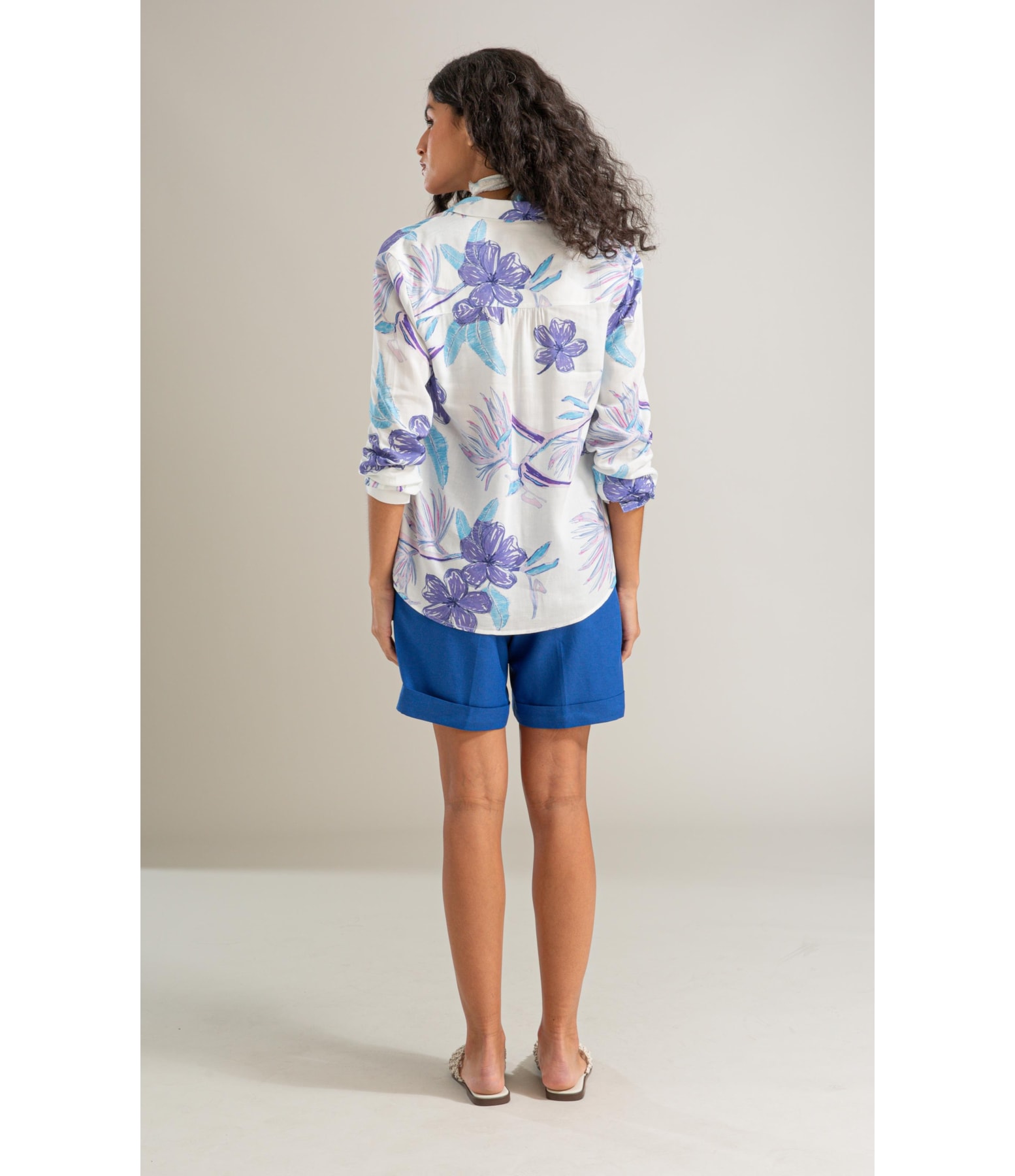 Camisa Sardenha Caete Linho Blend Branco