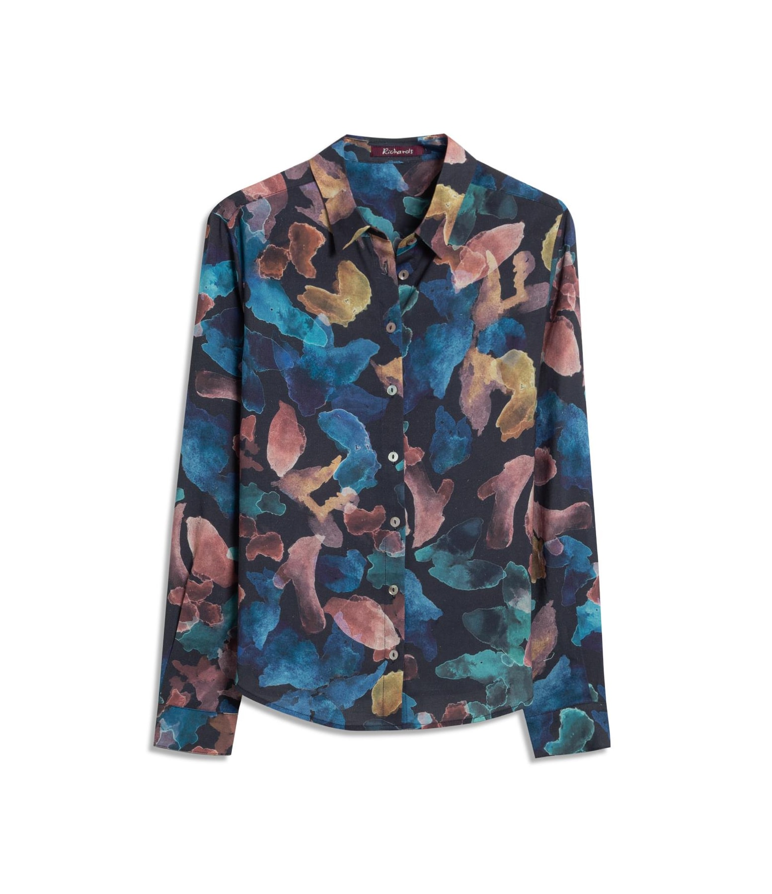 Camisa Sardenha Colore Linho Blend Dark Navy