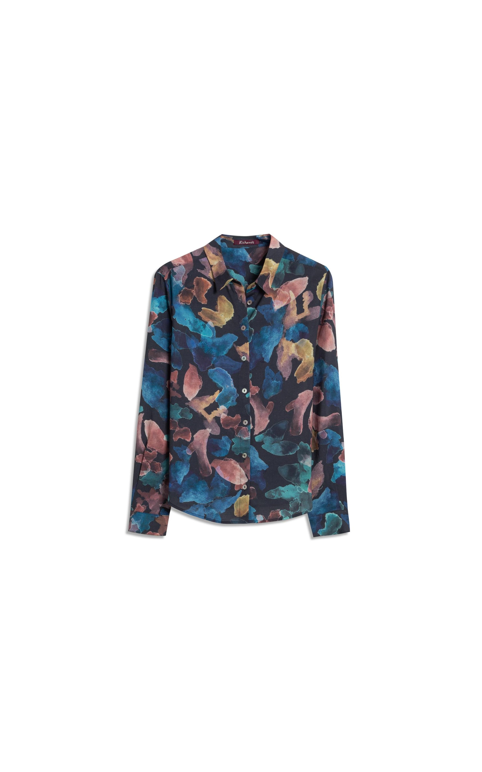Camisa Sardenha Colore Linho Blend Dark Navy