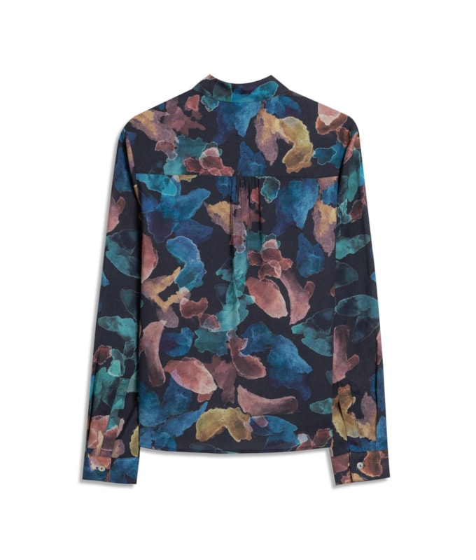 Camisa Sardenha Colore Linho Blend Dark Navy