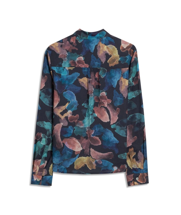 Camisa Sardenha Colore Linho Blend Dark Navy