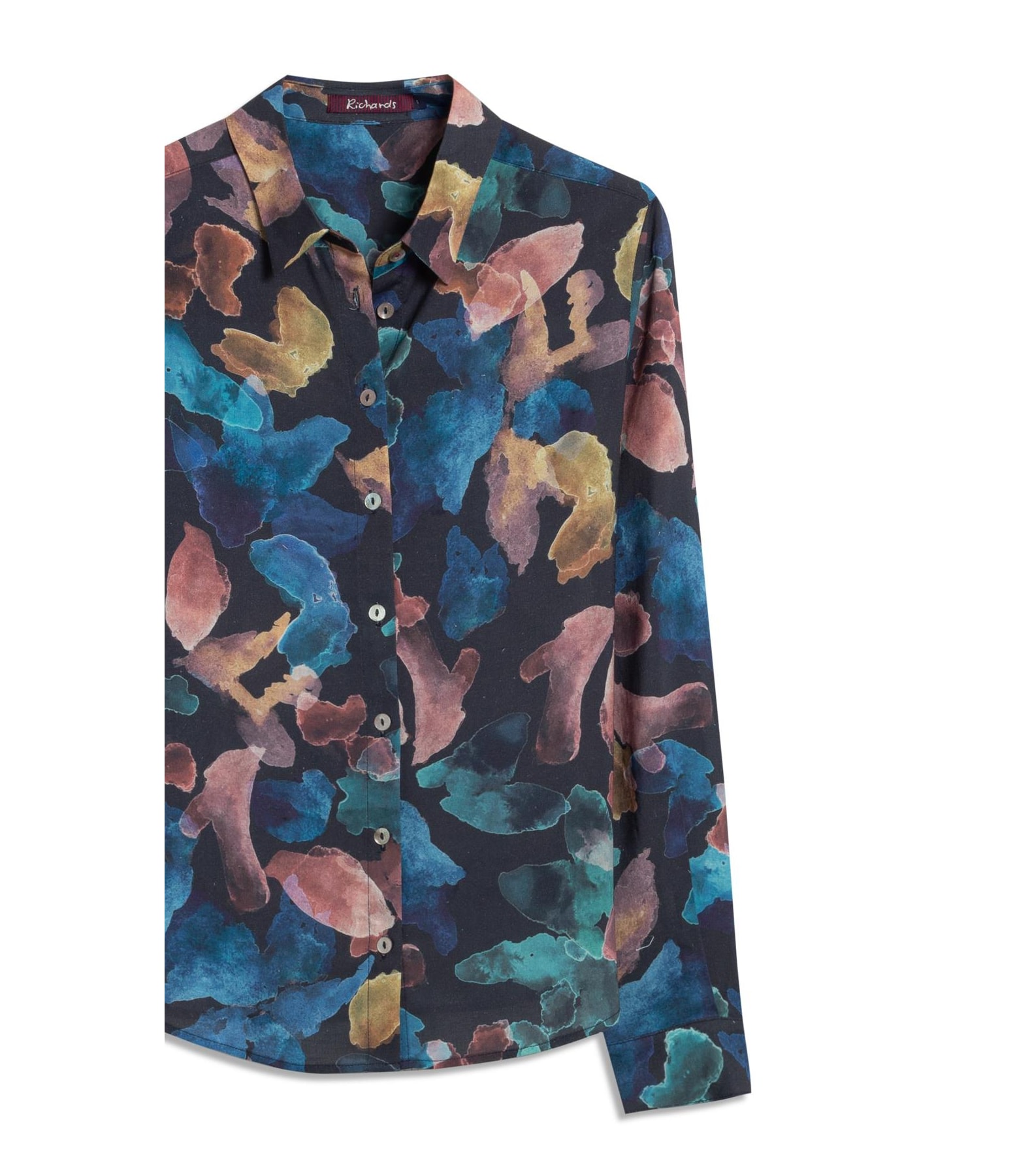 Camisa Sardenha Colore Linho Blend Dark Navy