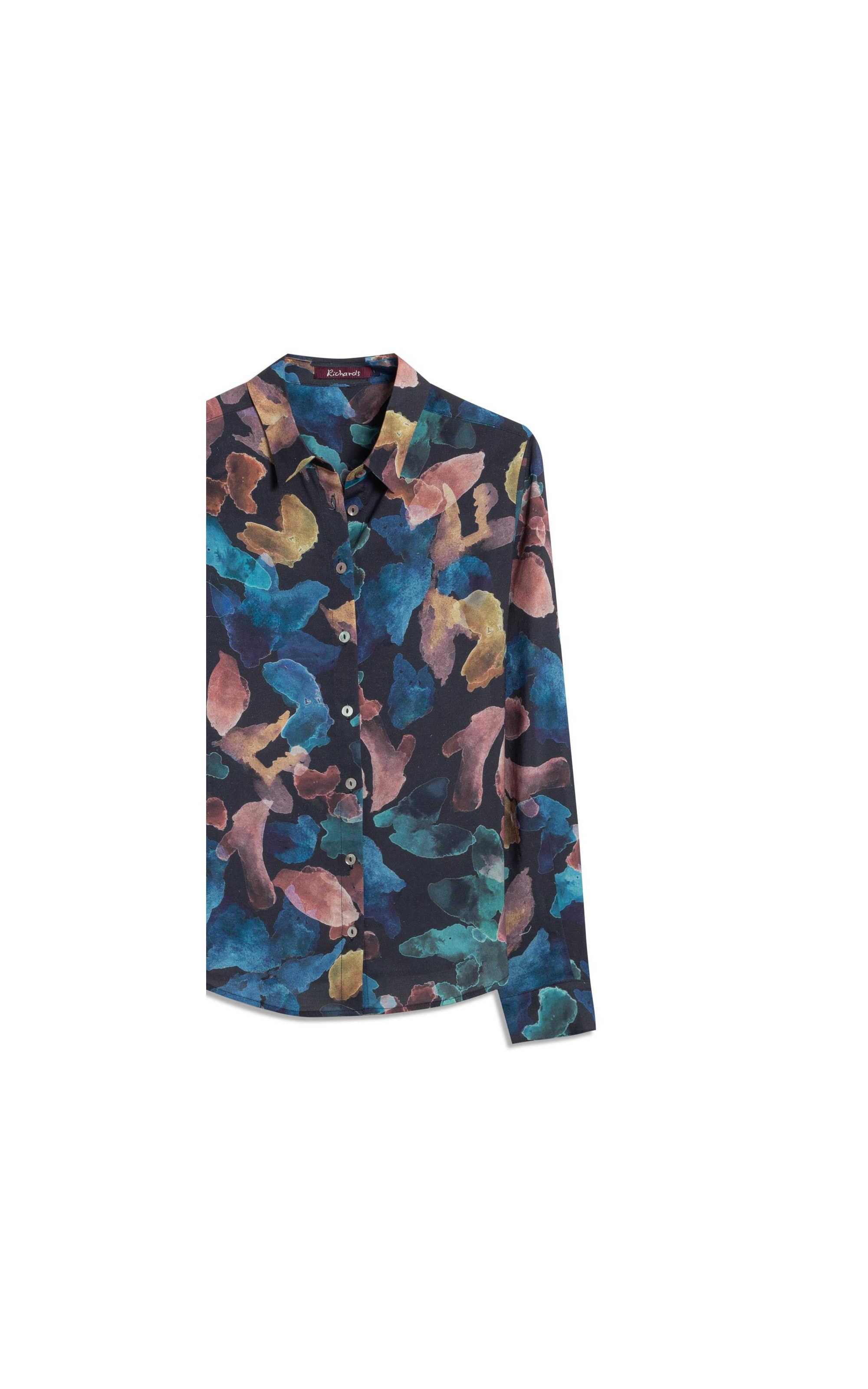 Camisa Sardenha Colore Linho Blend Dark Navy