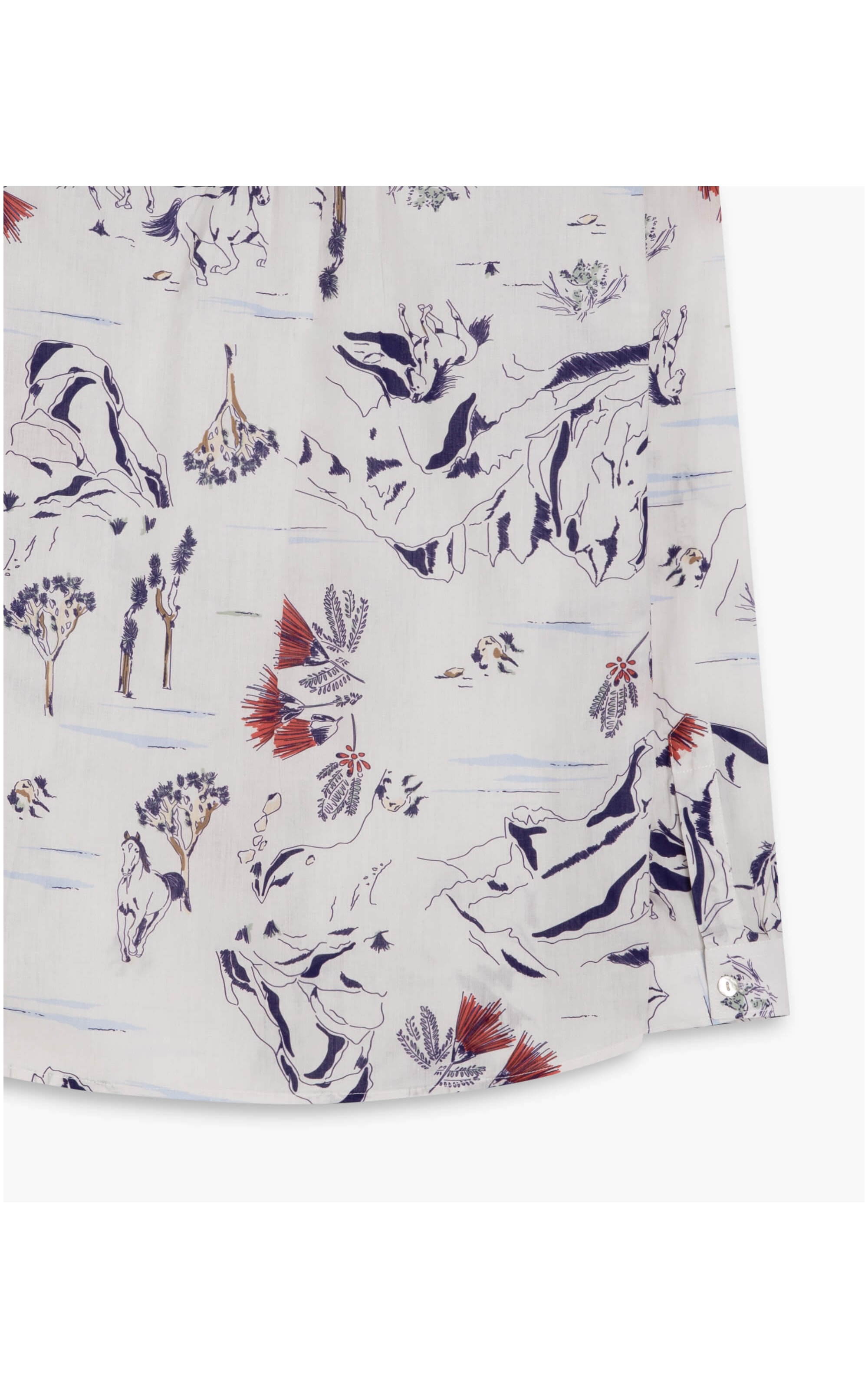 Camisa Sardenha Deserto Voil de Algodao Sandy