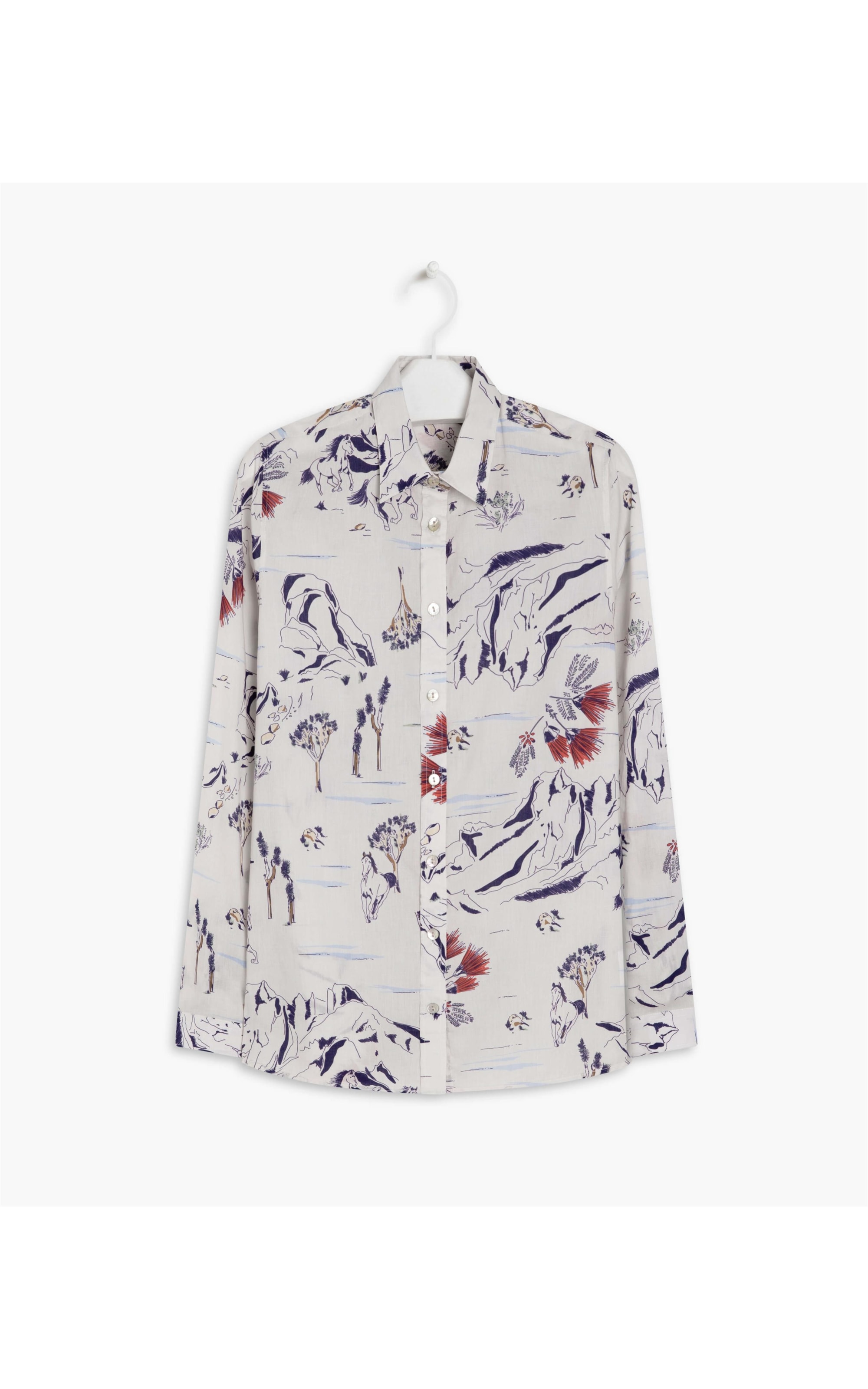 Camisa Sardenha Deserto Voil de Algodao Sandy