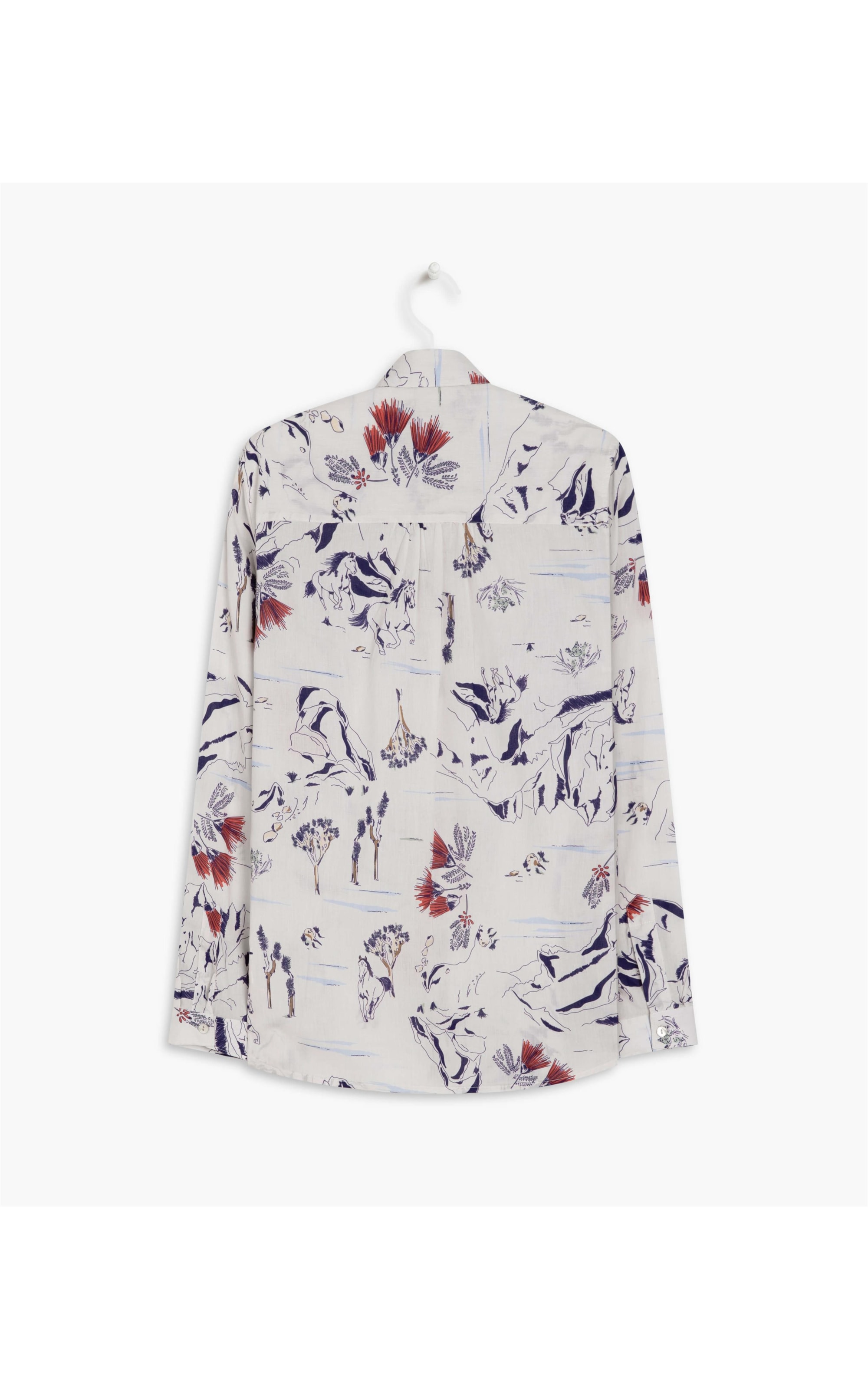 Camisa Sardenha Deserto Voil de Algodao Sandy
