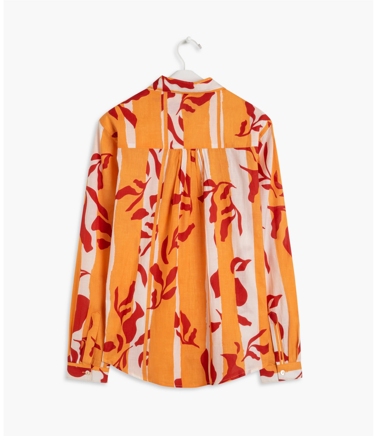 Camisa Sardenha Elementos Voil Ml Laranja