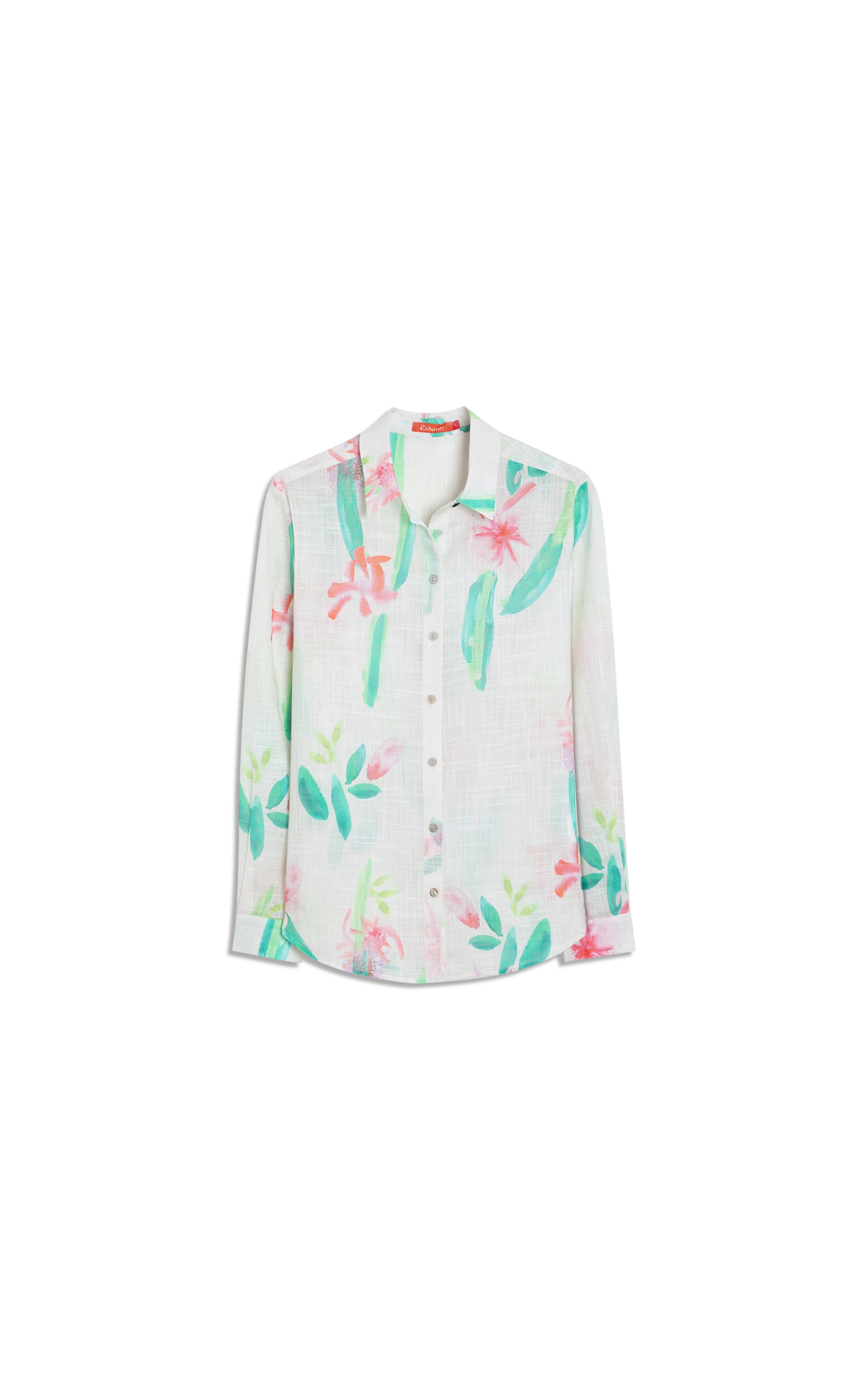 Camisa Sardenha Florish Algodao Areia