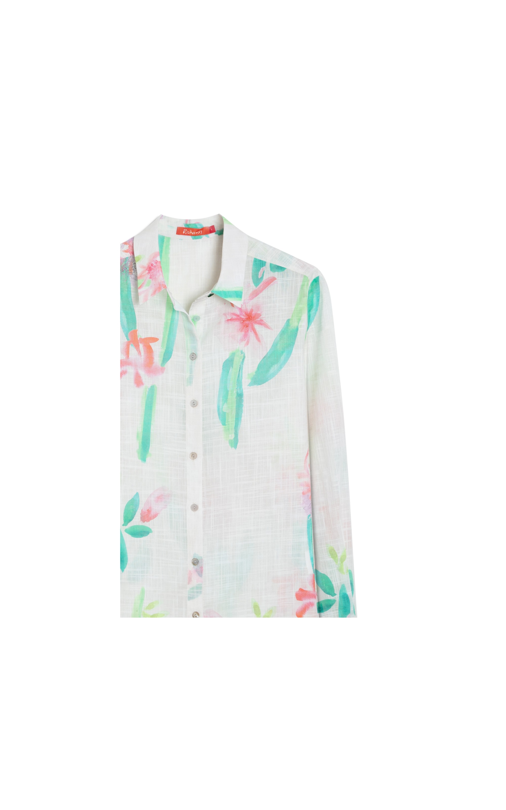 Camisa Sardenha Florish Algodao Areia