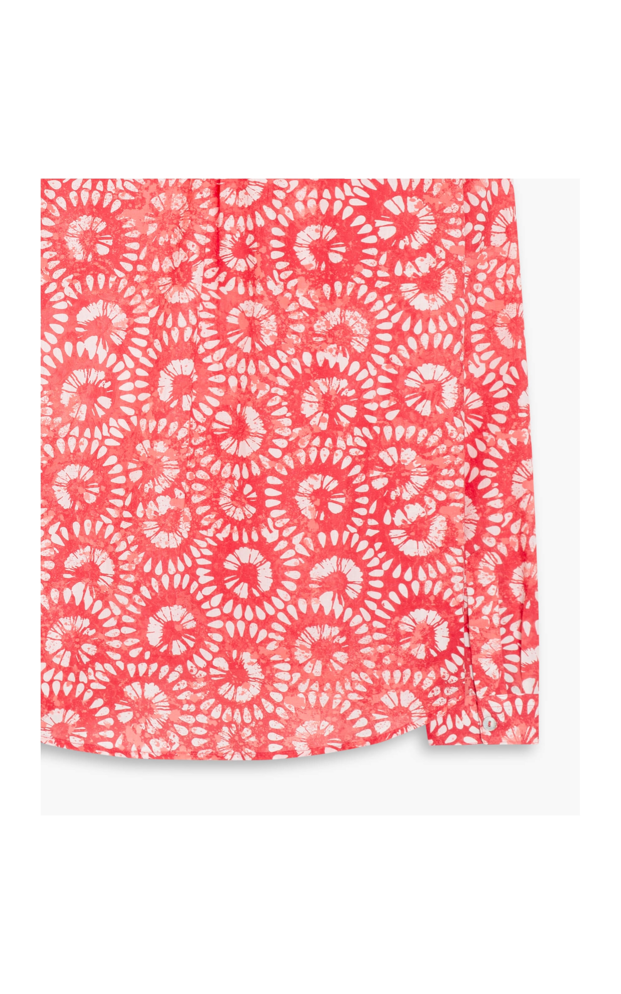 Camisa Sardenha Flortik Algodão Cereja