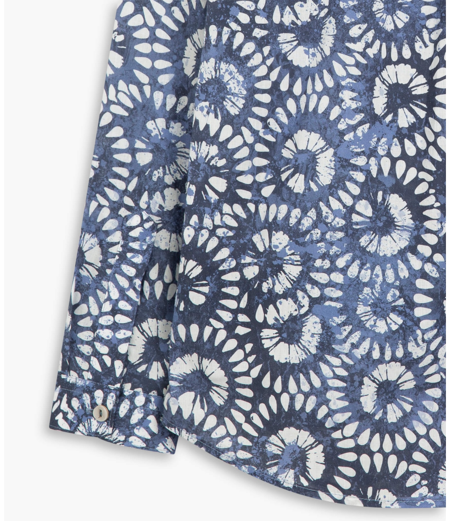 Camisa Sardenha Flortik Algodão Purple Blue
