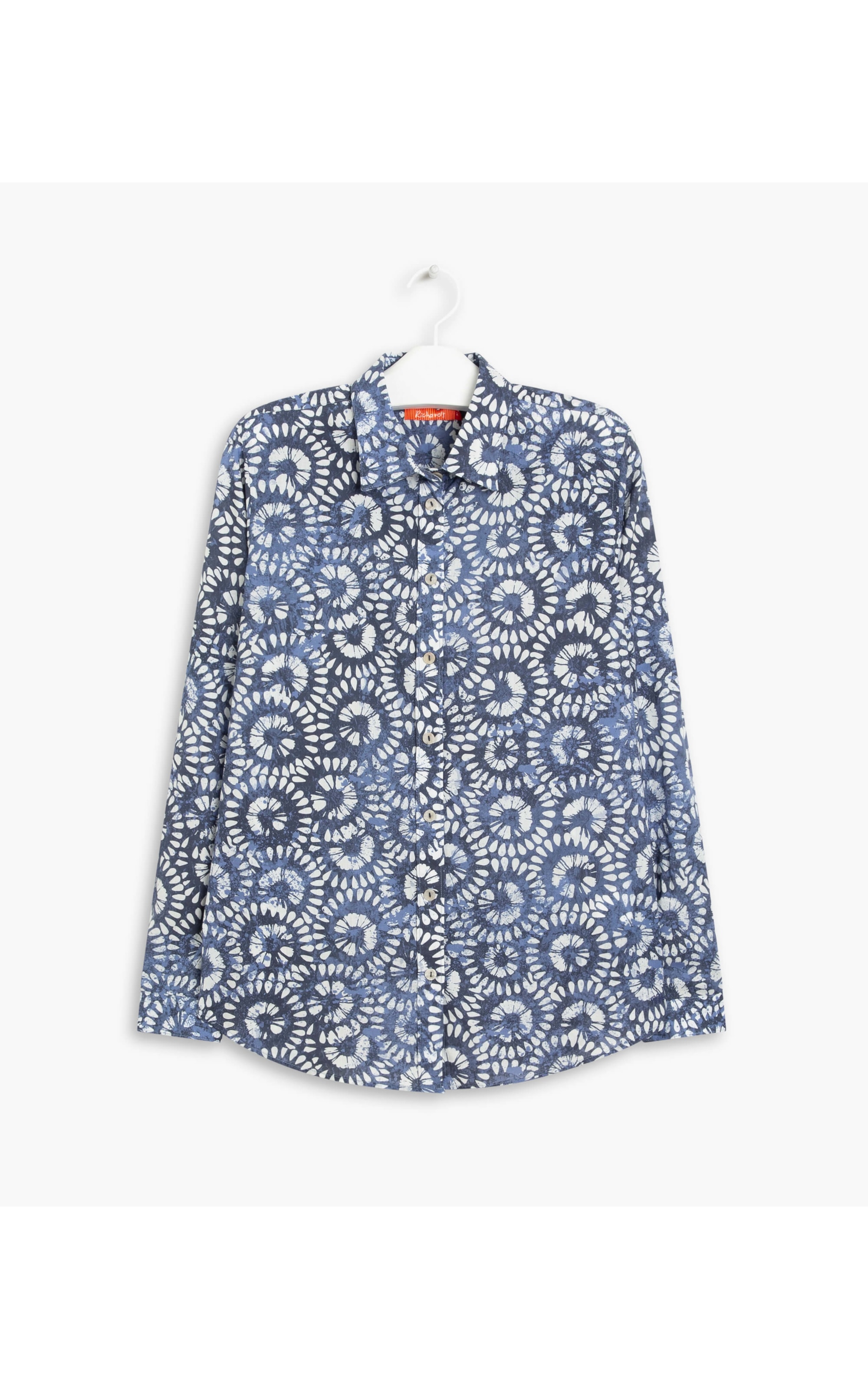 Camisa Sardenha Flortik Algodão Purple Blue