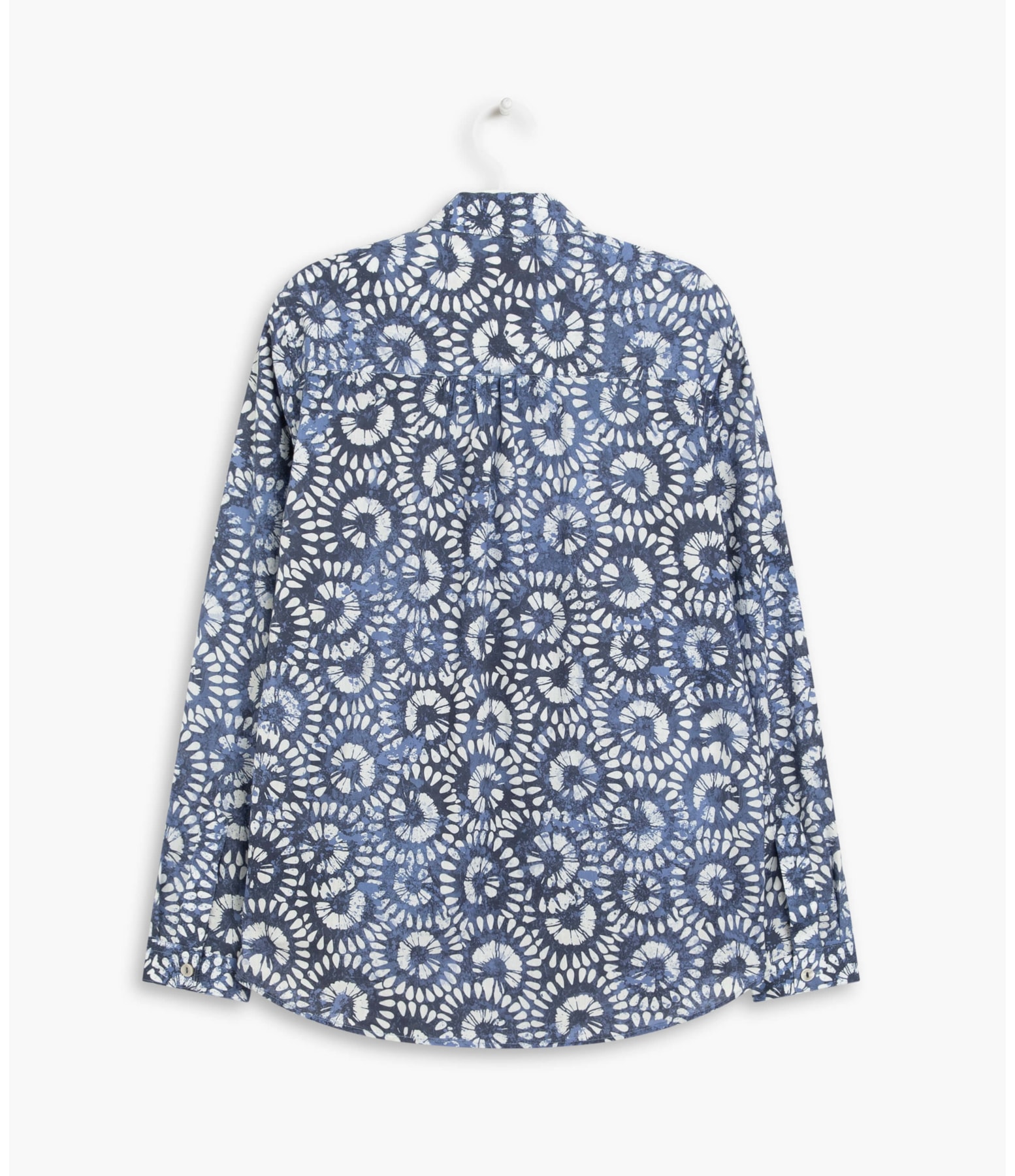 Camisa Sardenha Flortik Algodão Purple Blue