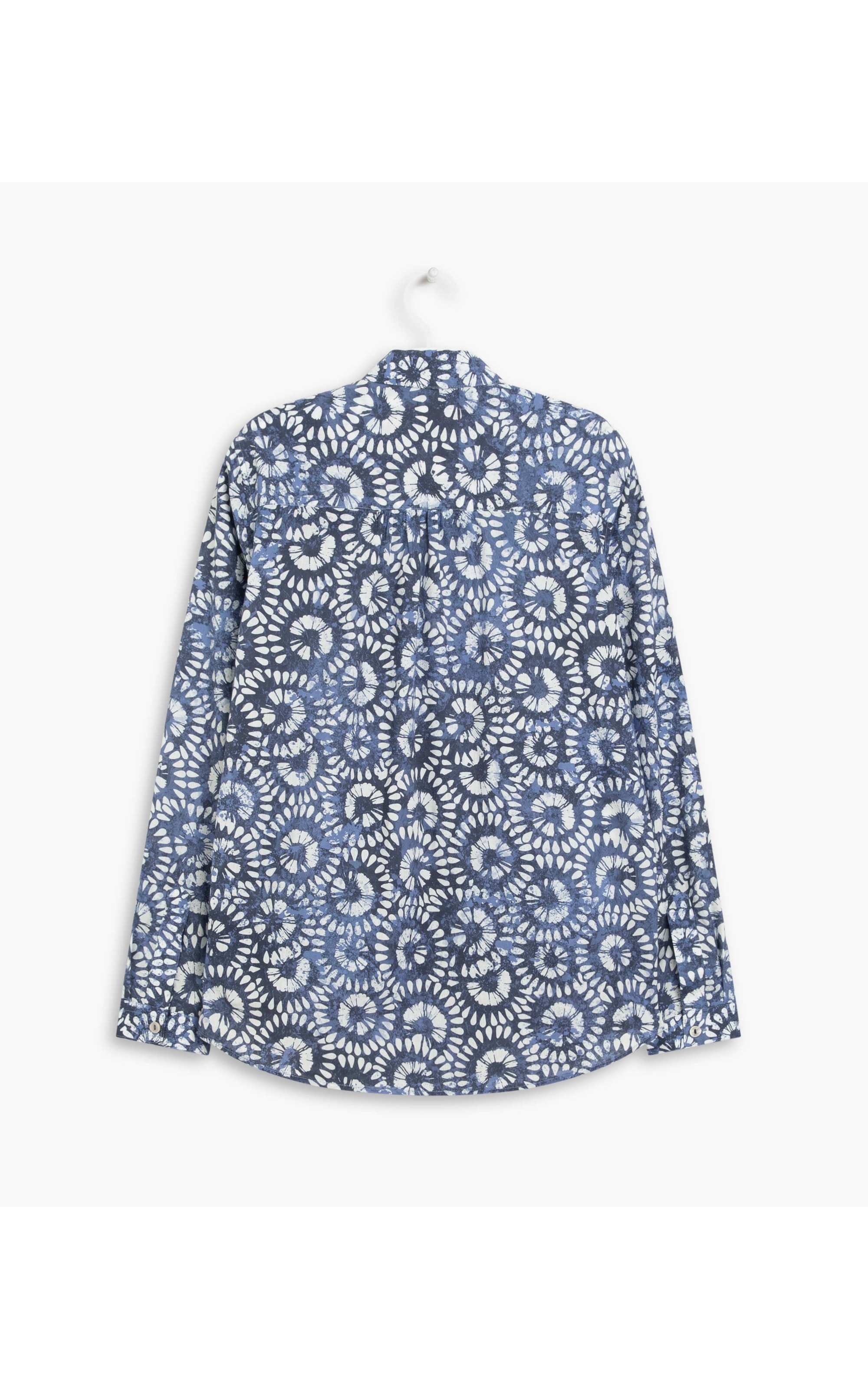 Camisa Sardenha Flortik Algodão Purple Blue