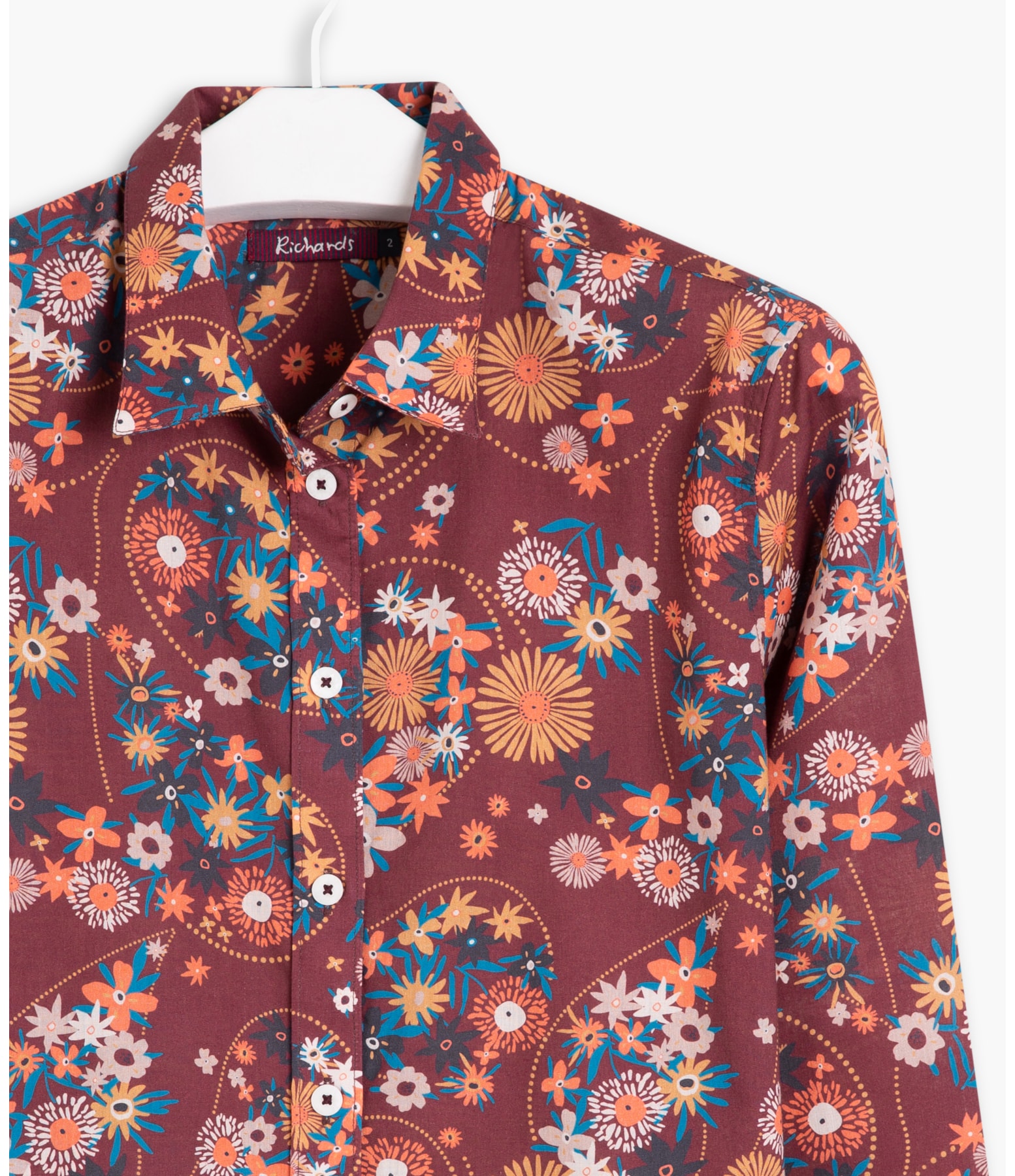 Camisa Sardenha Freedom Algodão Bordeaux