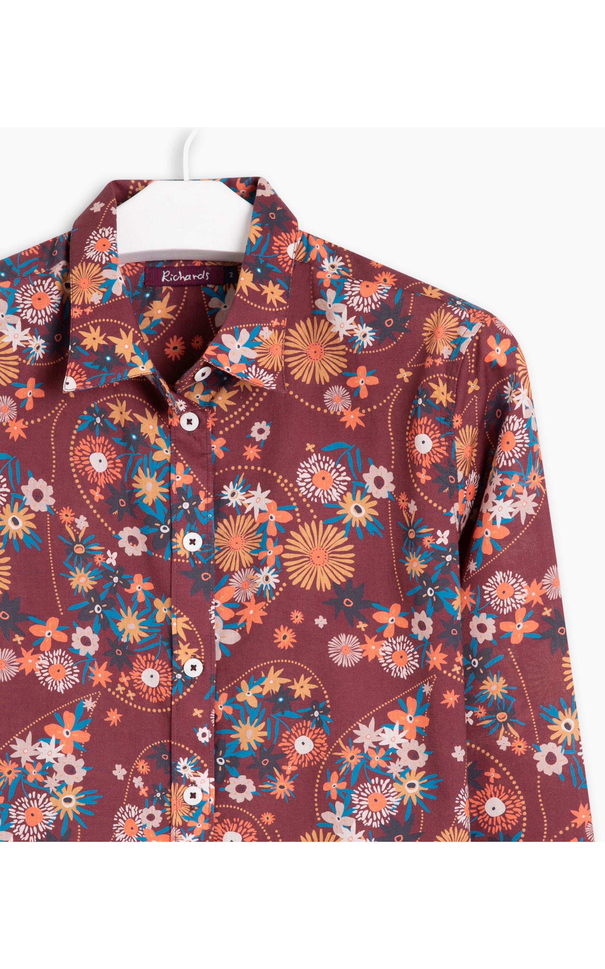 Camisa Sardenha Freedom Algodão Bordeaux