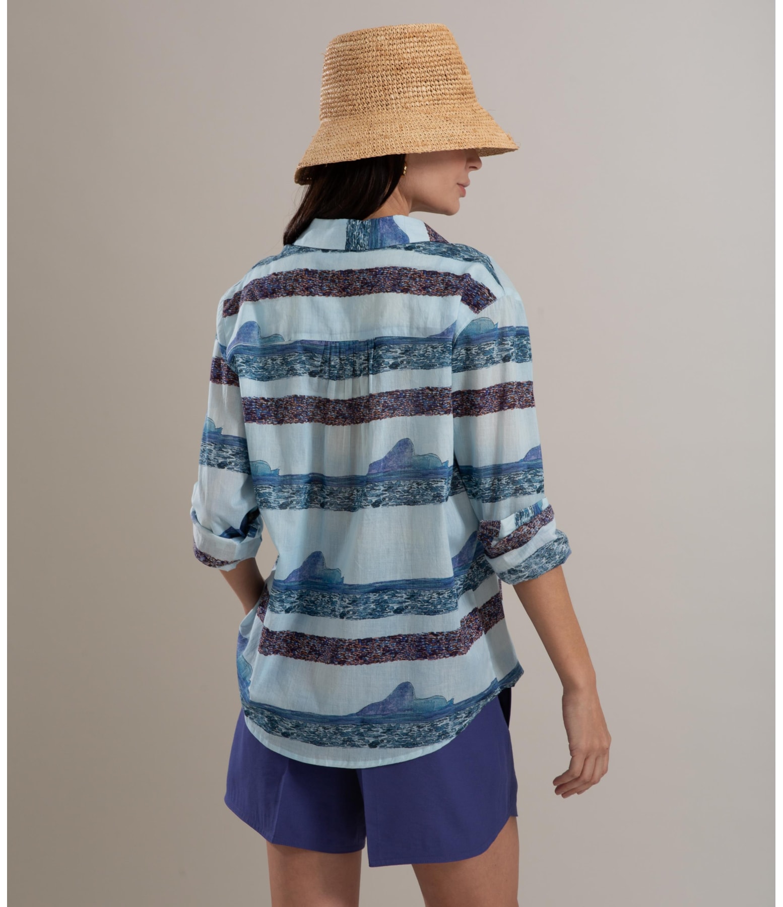 Camisa Sardenha Irmãos Algodão Hortencia