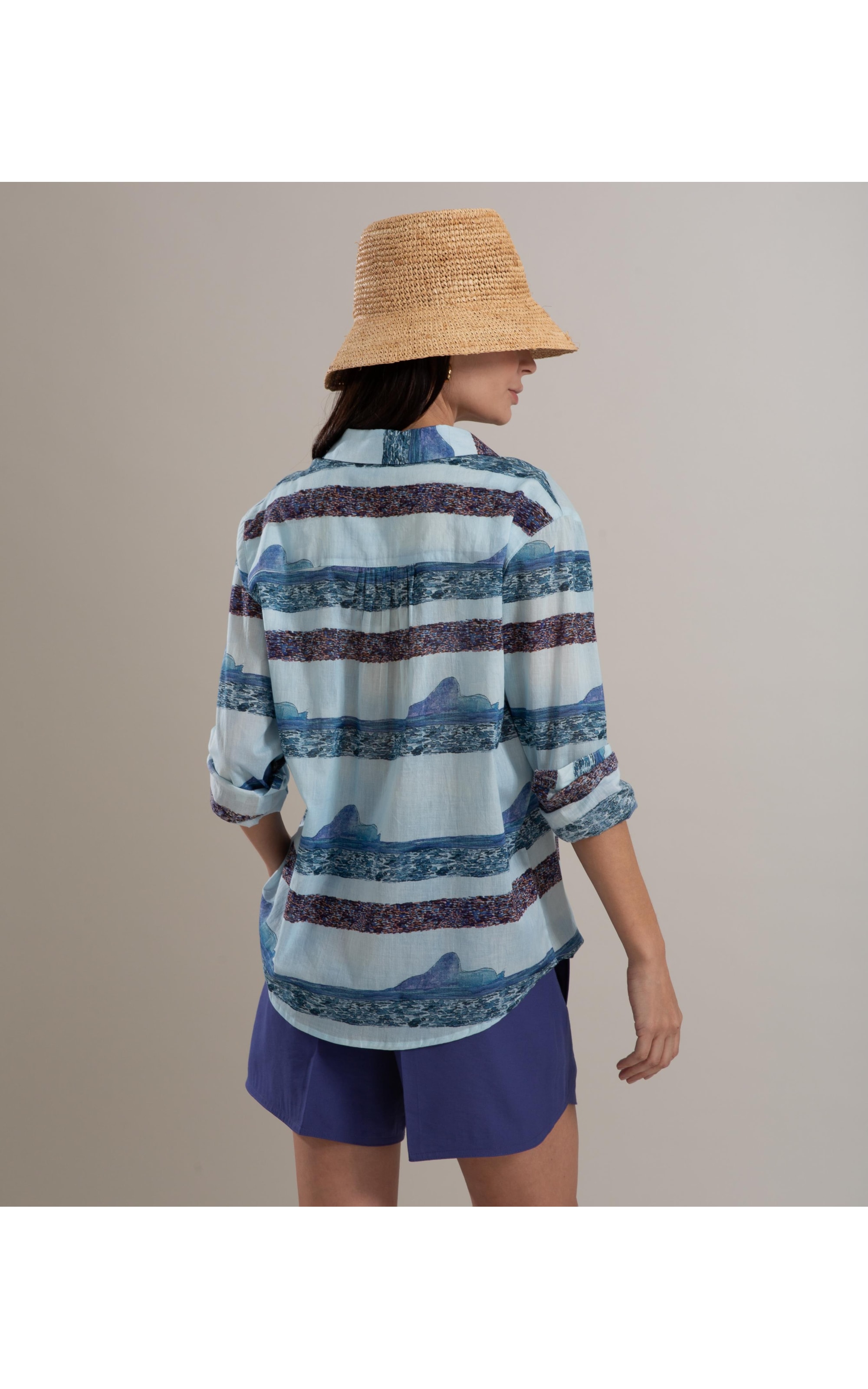 Camisa Sardenha Irmãos Algodão Hortencia