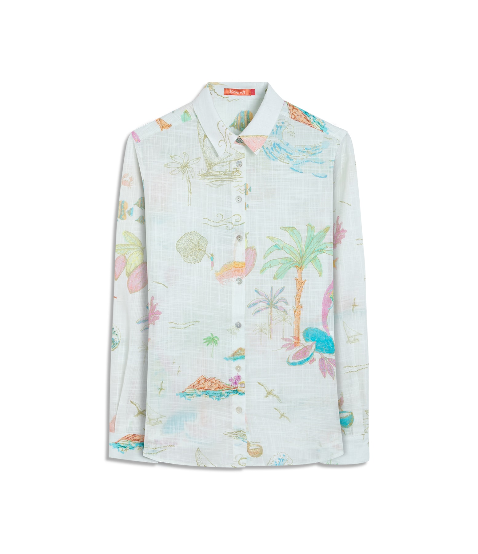 Camisa Sardenha Jangada Algodao Branco