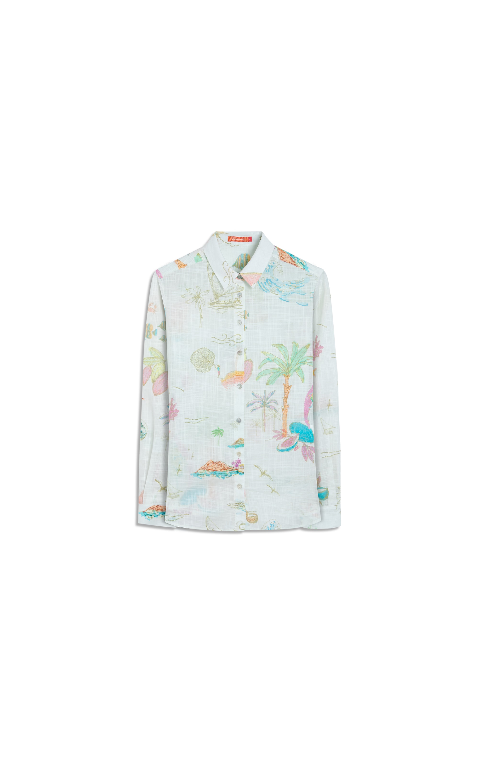 Camisa Sardenha Jangada Algodao Branco