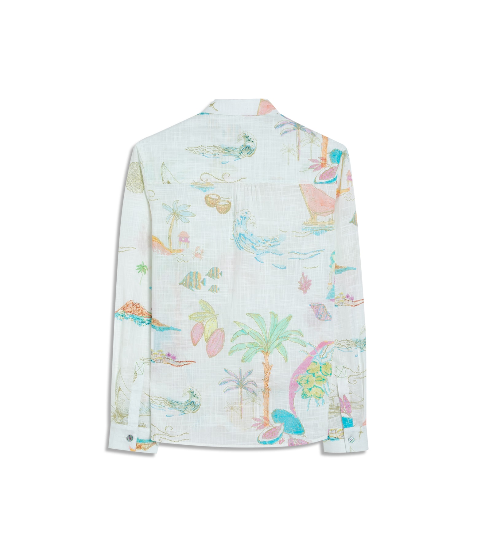 Camisa Sardenha Jangada Algodao Branco