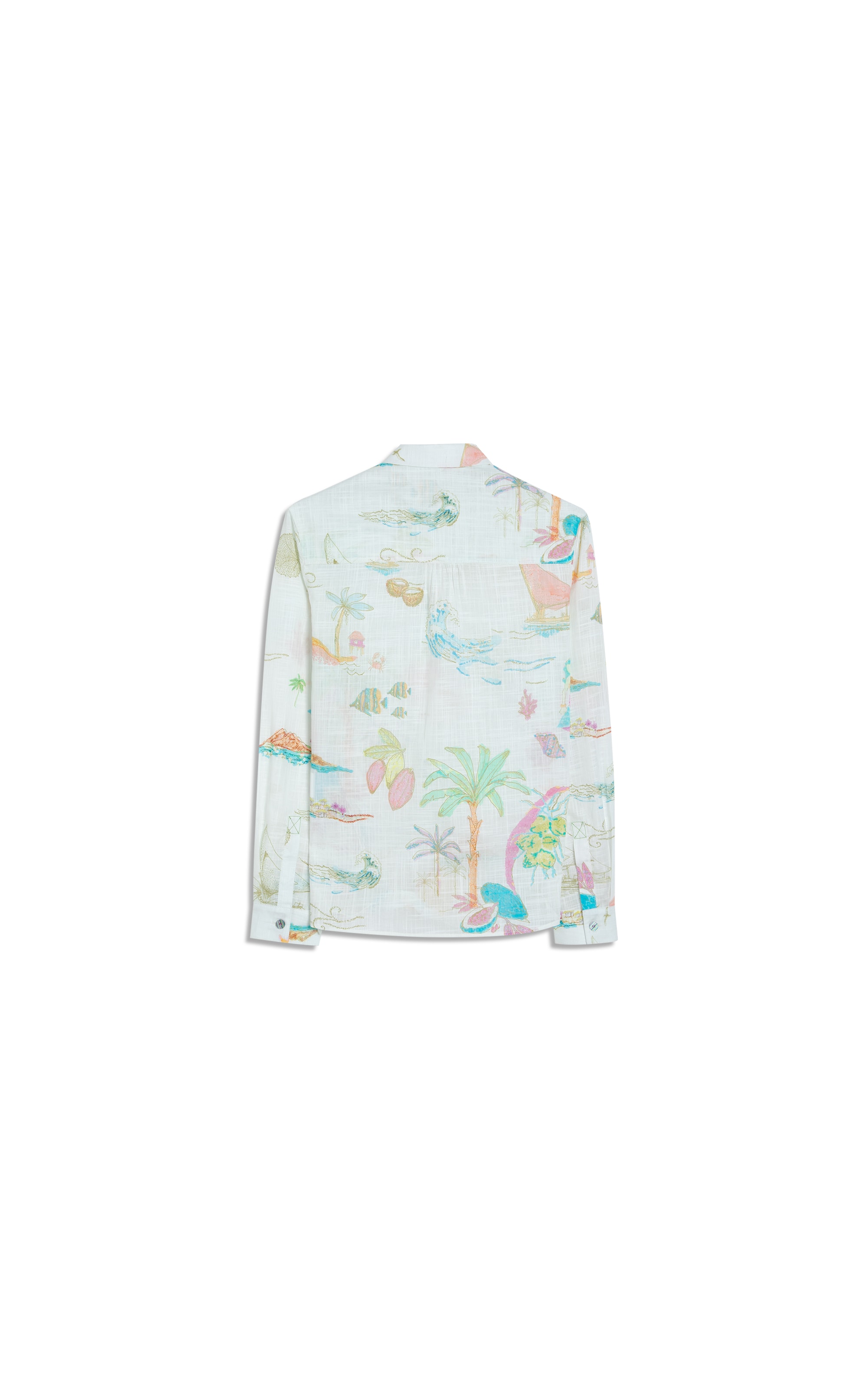 Camisa Sardenha Jangada Algodao Branco