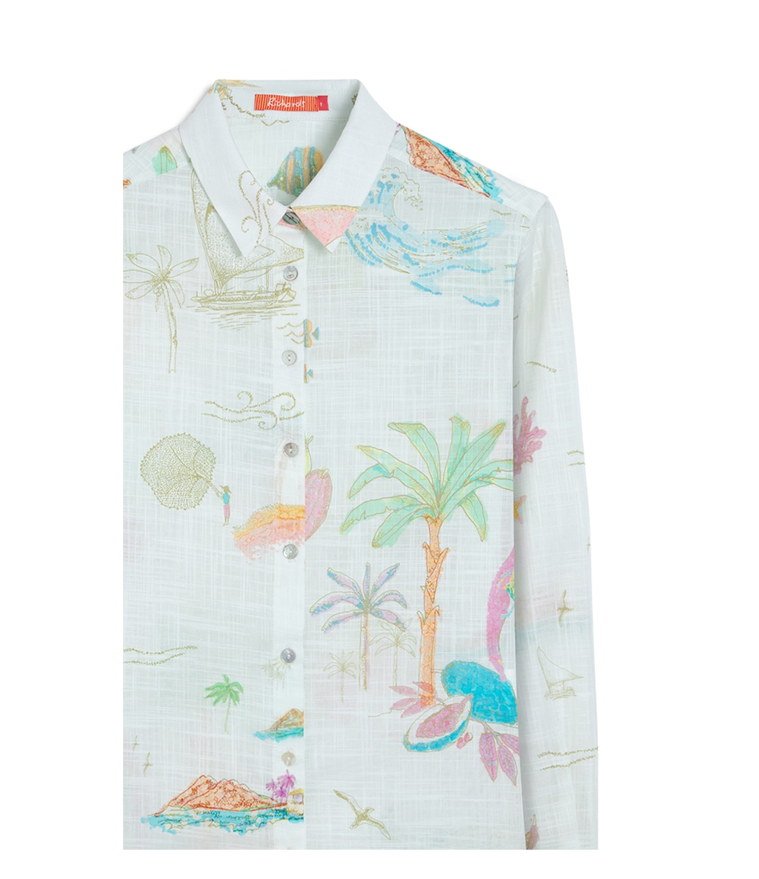 Camisa Sardenha Jangada Algodao Branco